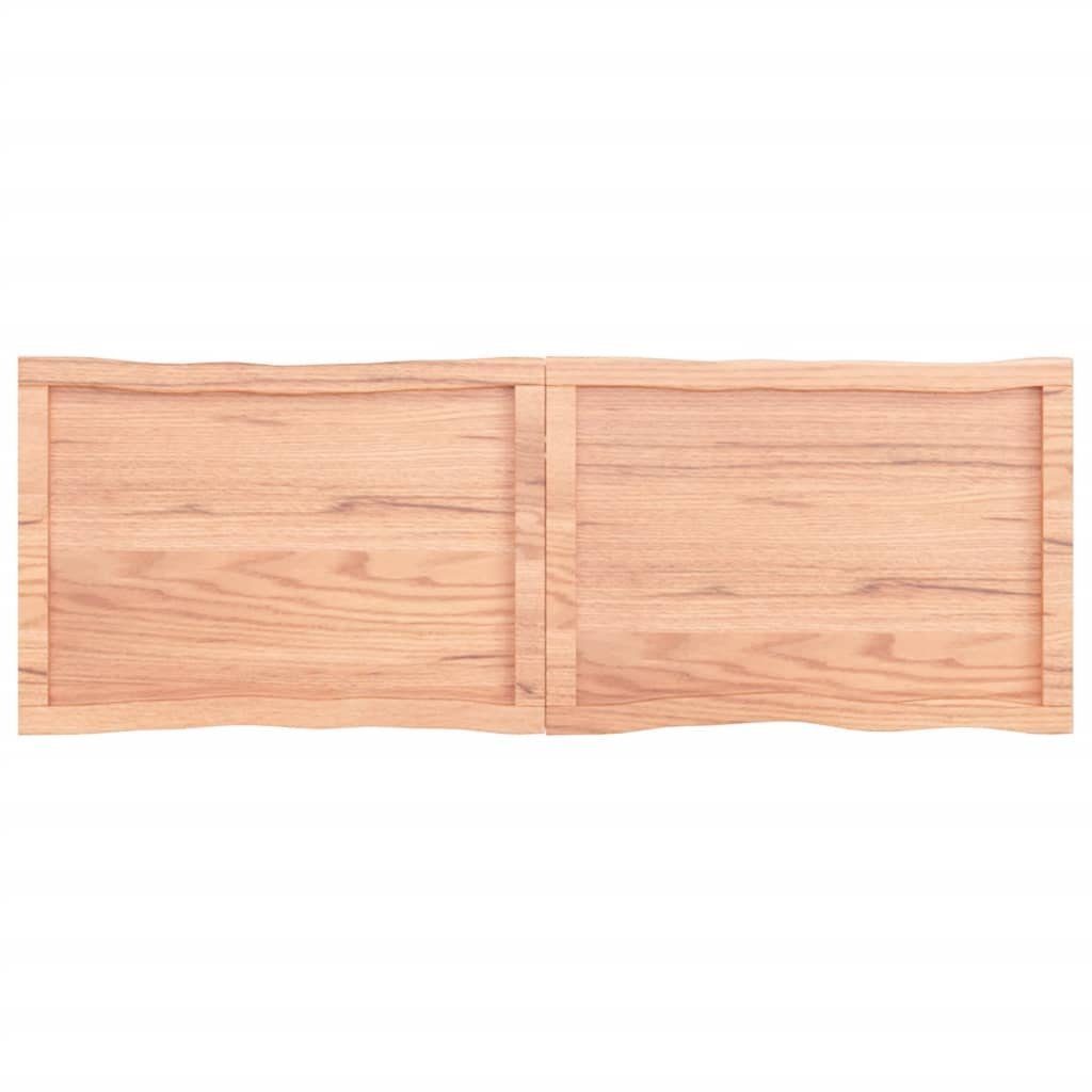 furnicato Tischplatte cm (1 Behandelt St) Massivholz 140x50x(2-6) Baumkante