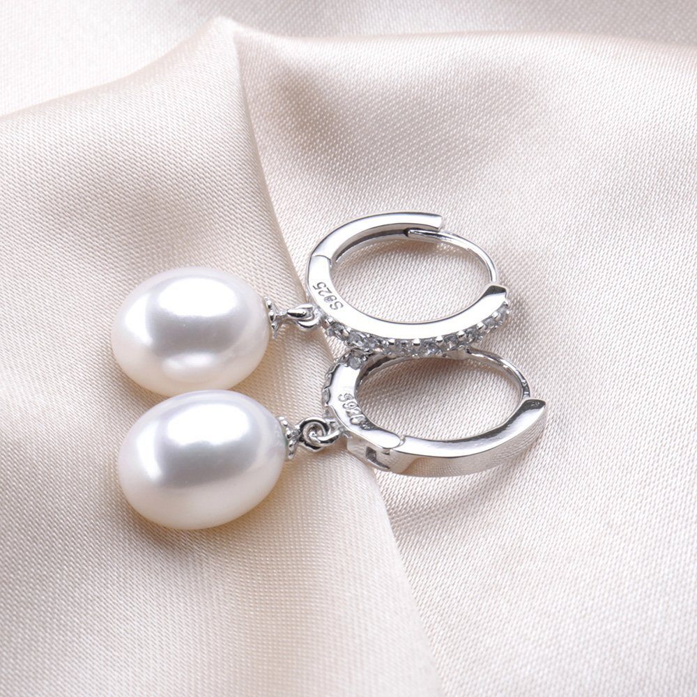 Kim Johanson Perlenohrringe Nora, aus 925 Sterling Silber, mit echten Süßwa günstig online kaufen