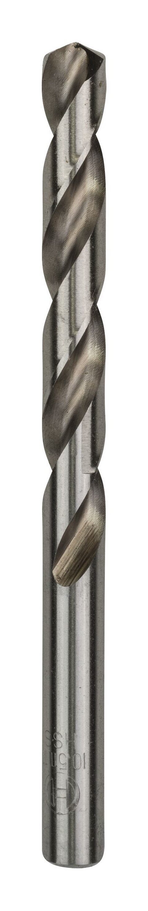BOSCH Metallbohrer, (5 Stück), HSS-G (DIN 338) - 10,5 x 87 x 133 mm - 5er-Pack