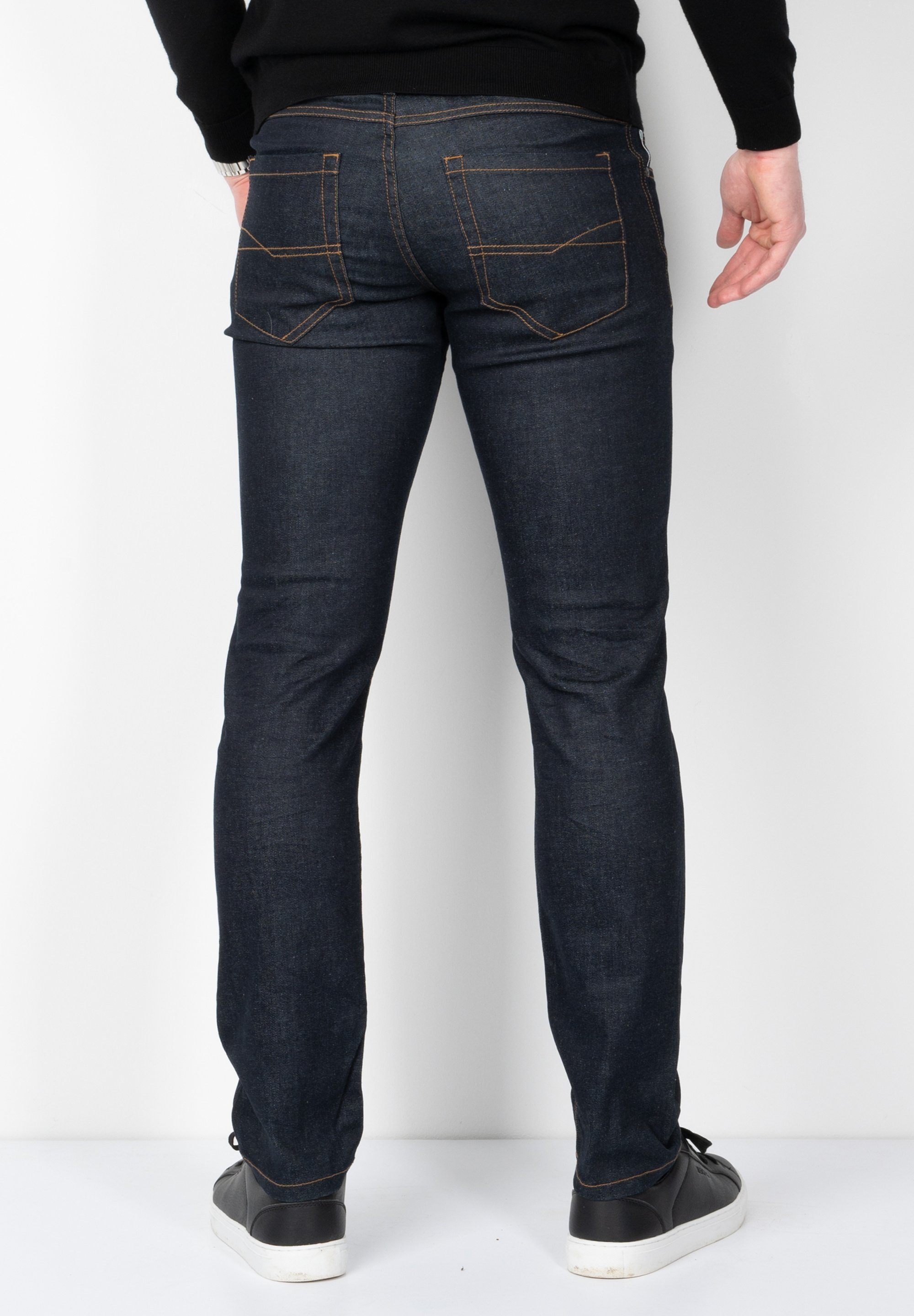 Straight-Jeans Stretch SUNWILL Super blue in dark Fit Fitted