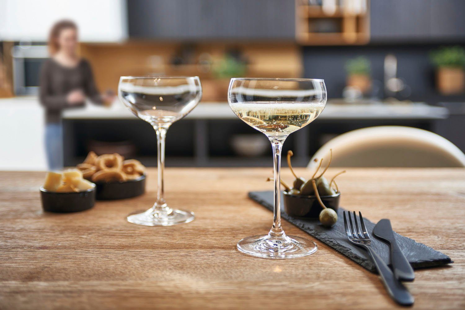 LEONARDO Sektglas CHEERS, 6-tlg., Kristallglas, 315 ml, 6-teilig