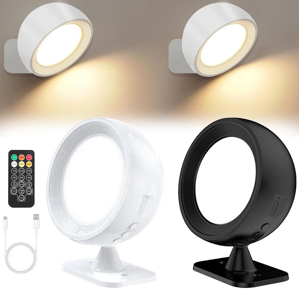 PRIISF LED Wandleuchte Nachttischlampe Wandlampe Kabellose günstig online kaufen