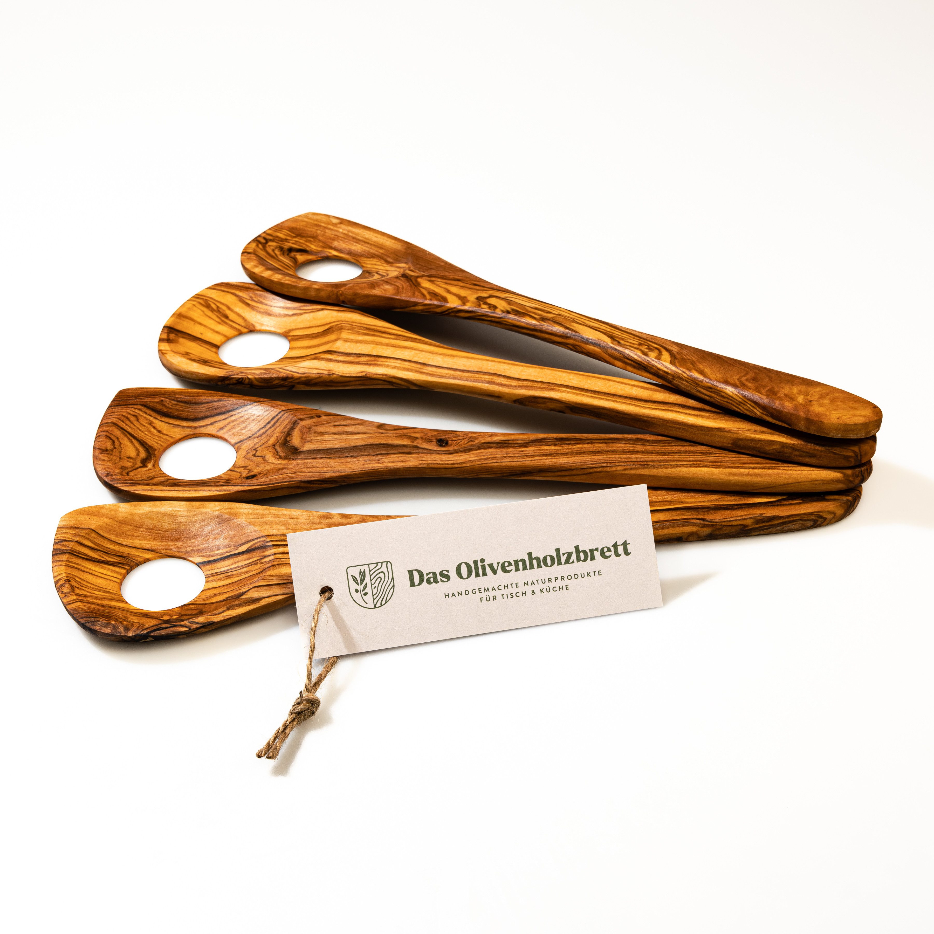 dasOlivenholzbrett Reislöffel Risottolöffel aus Olivenholz