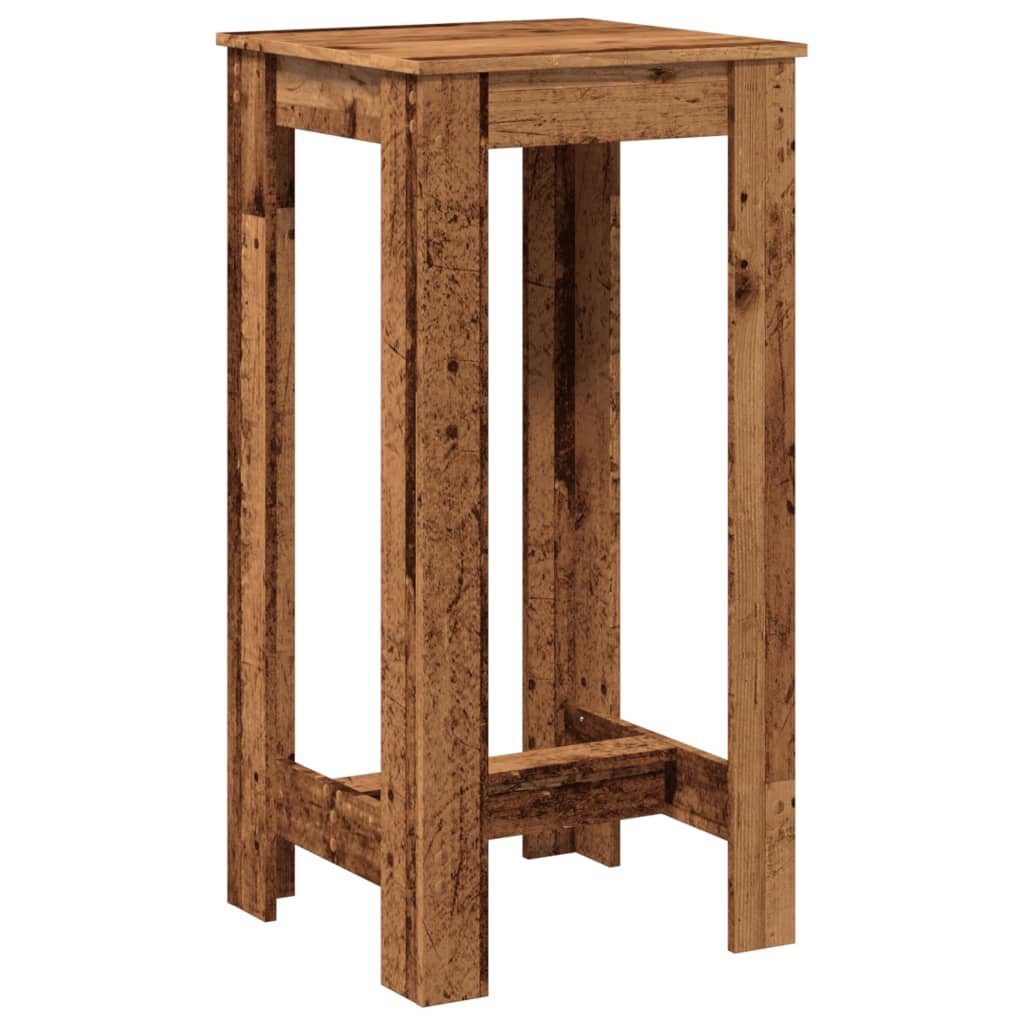 vidaXL Esstisch Bartisch Altholz-Optik 51x50x103,5 cm Holzwerkstoff (1-St)