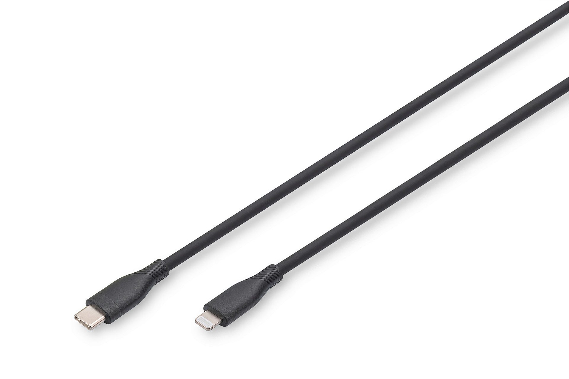 Digitus Lightning Silikon Kabel, USB-C - Lightning Lightningkabel, Lightning, USB-C, (200 cm), MFi-zertifiziert