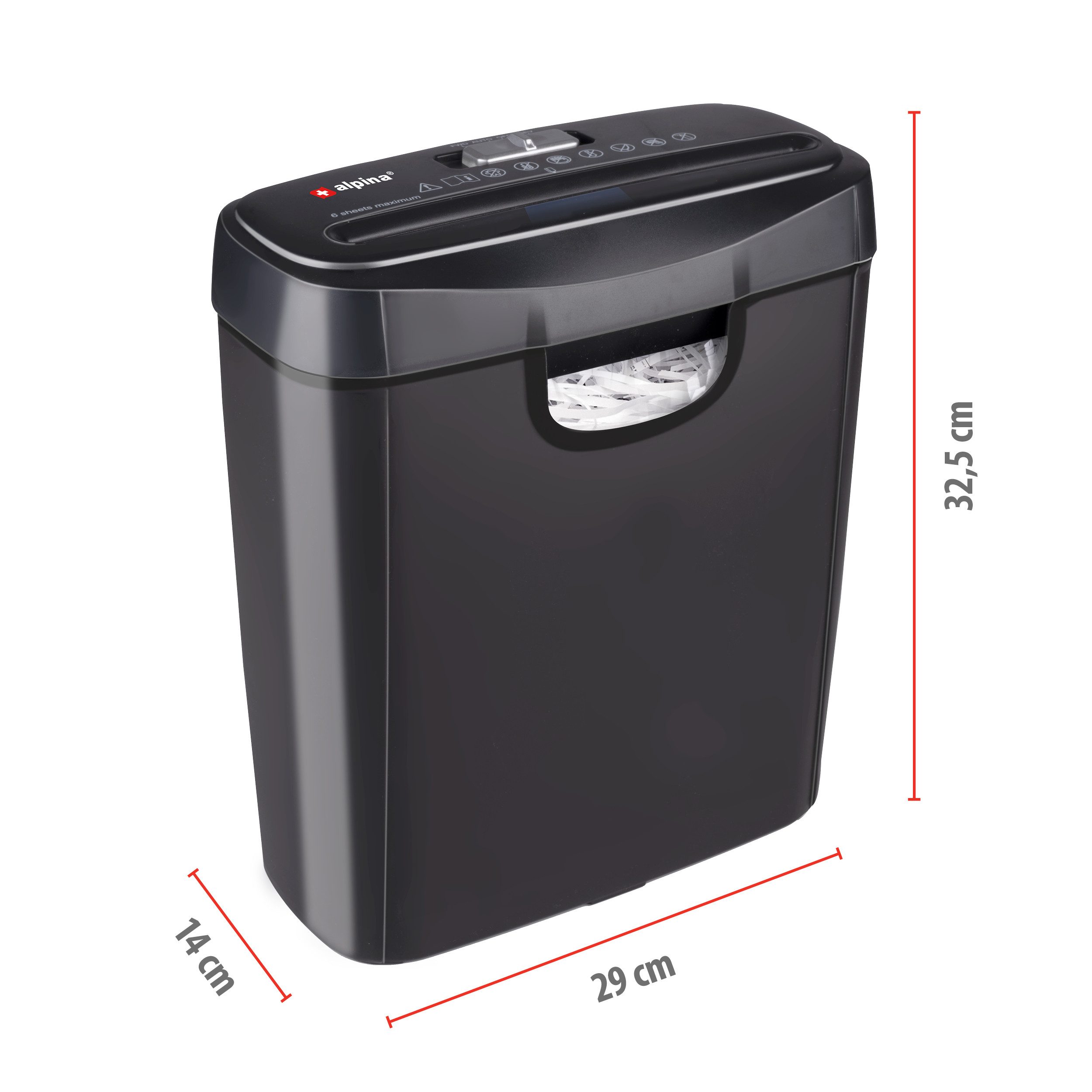 Alpina Aktenvernichter alpina Aktenvernichter – Papiershredder für Zuhause und Büro