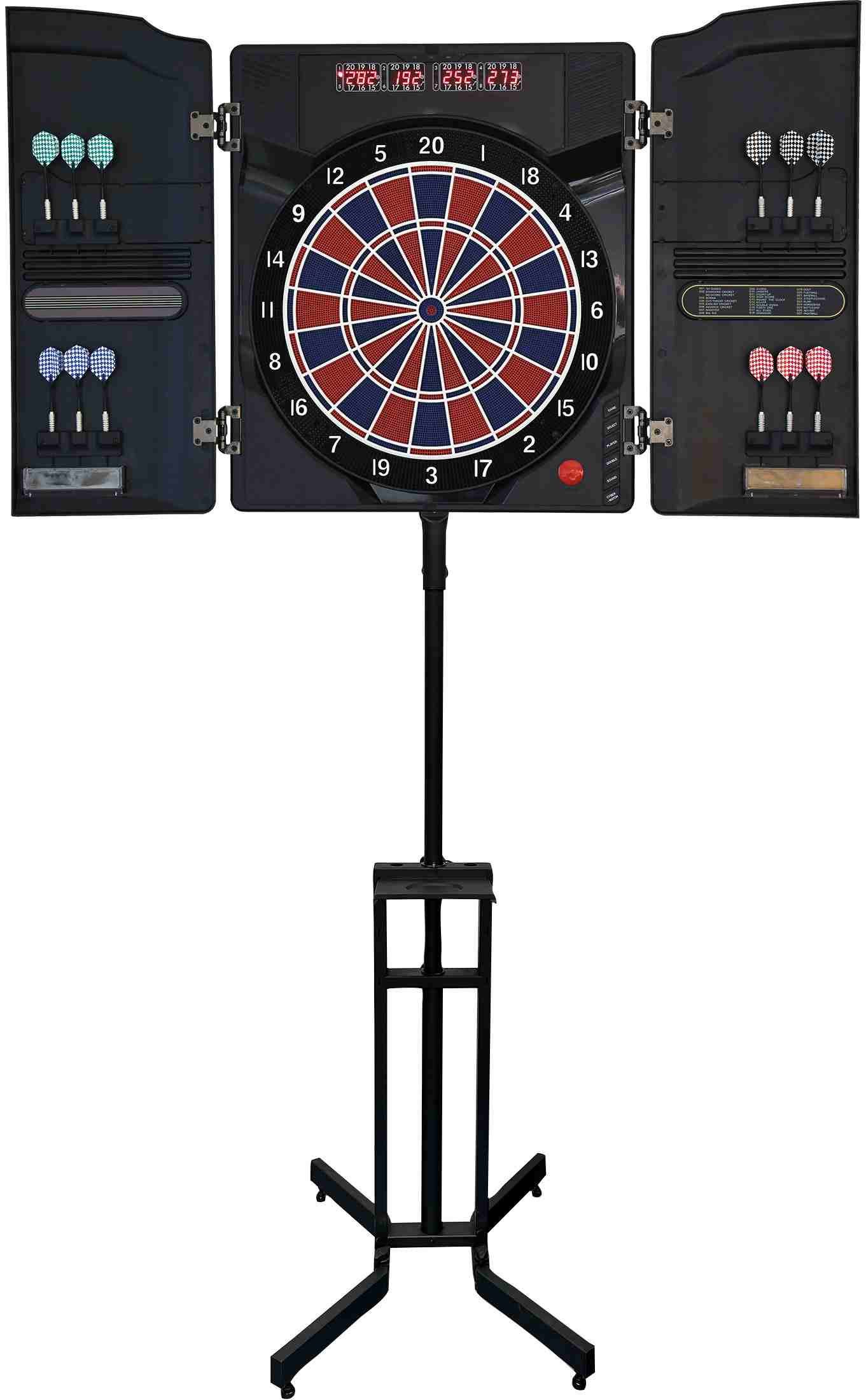Dartautomat Set-Angebot E-Dartscheibe Dartona CB40 + Dartona Dartständer Universal