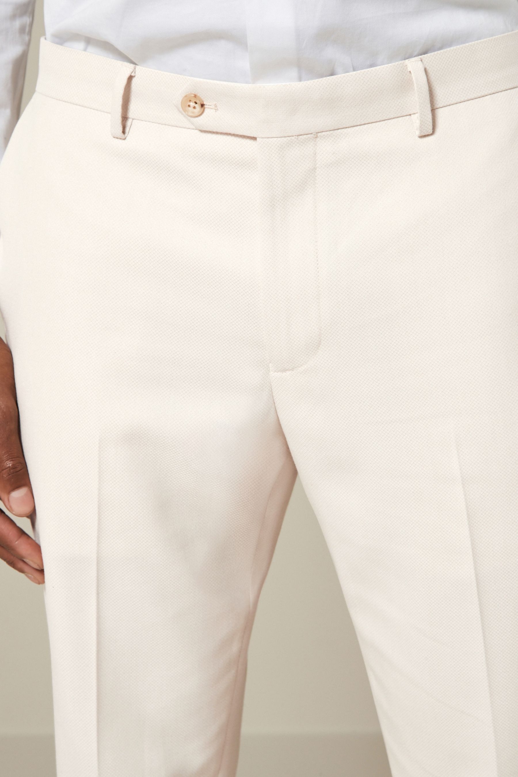 Next Anzughose Strukturierter Anzug: Slim Fit Hose (1-tlg)