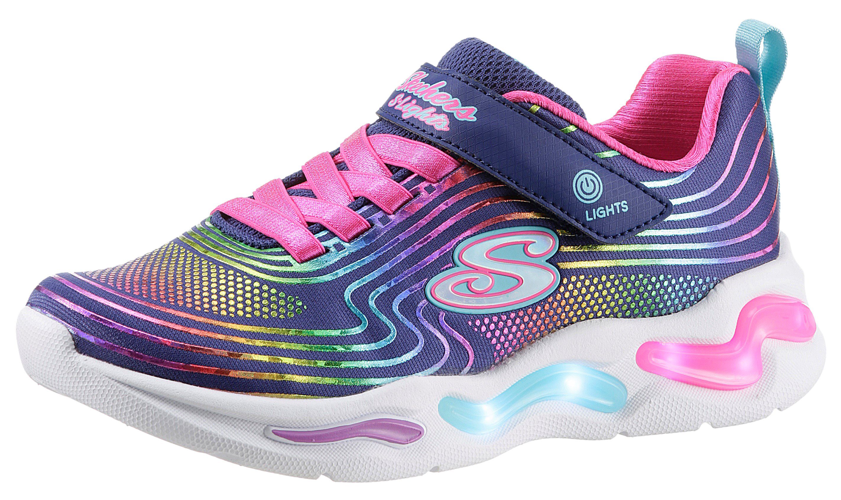 Skechers Kids E - SKECHERS GIRLS Slip-On Sneaker mit leuchtender Sohle