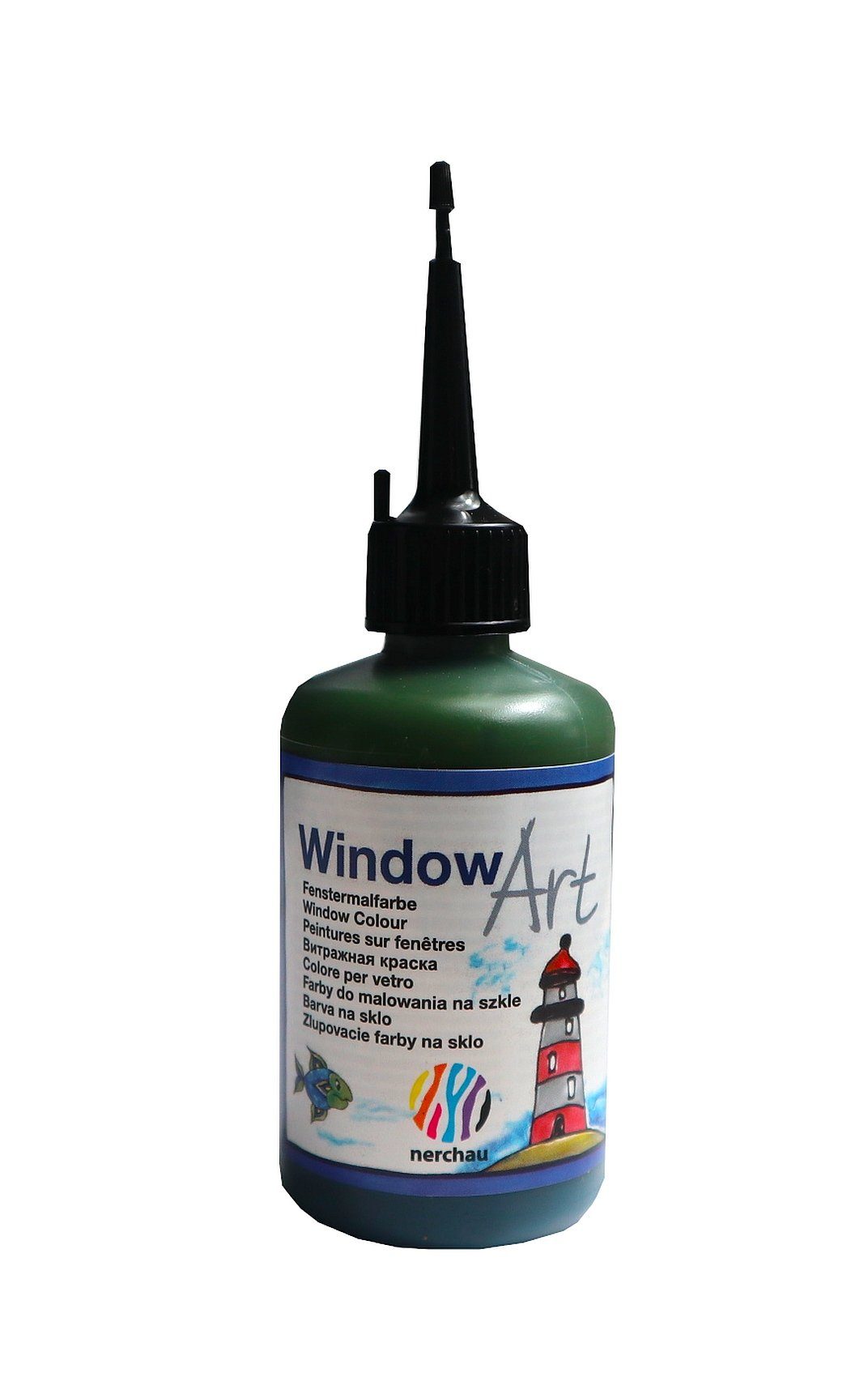 Lukas-Nerchau GmbH Wasserfarbe Window Art Olivgrün 80 ml