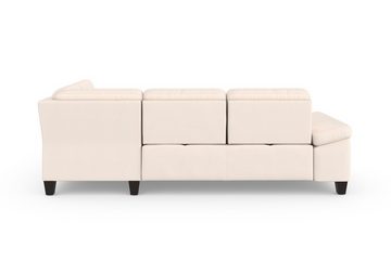 sit&more Ecksofa Westham L-Form, mit Ottomane, mit oder ohne Bettfunktion, Bettkasten, Verstellung