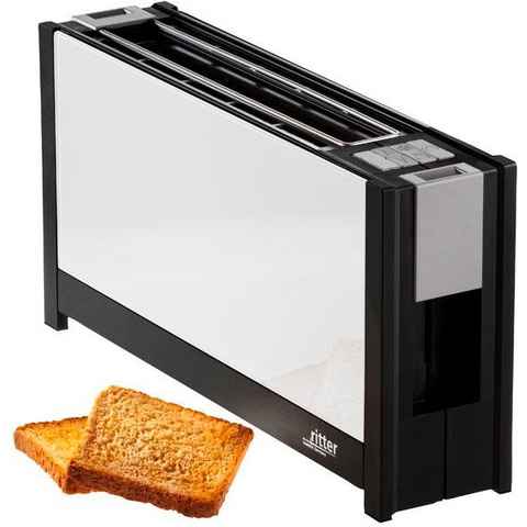 ritter Toaster volcano 5 weiß, 1 langer Schlitz, 950 W