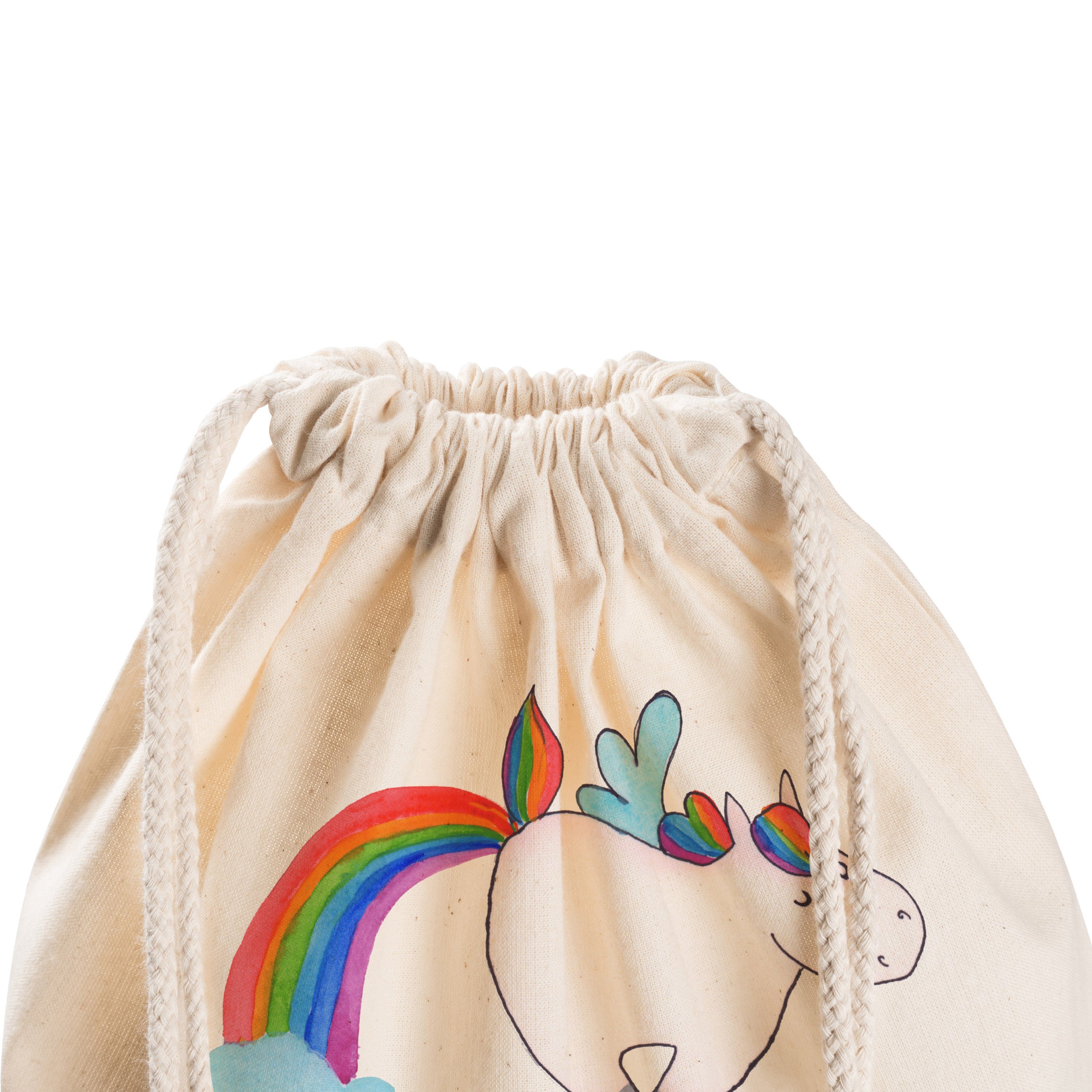 Geschenk, Mrs. - Sp Pegasus Transparent Sporttasche, (1-tlg) Mr. Regenbogen, Panda Sporttasche Einhorn & -
