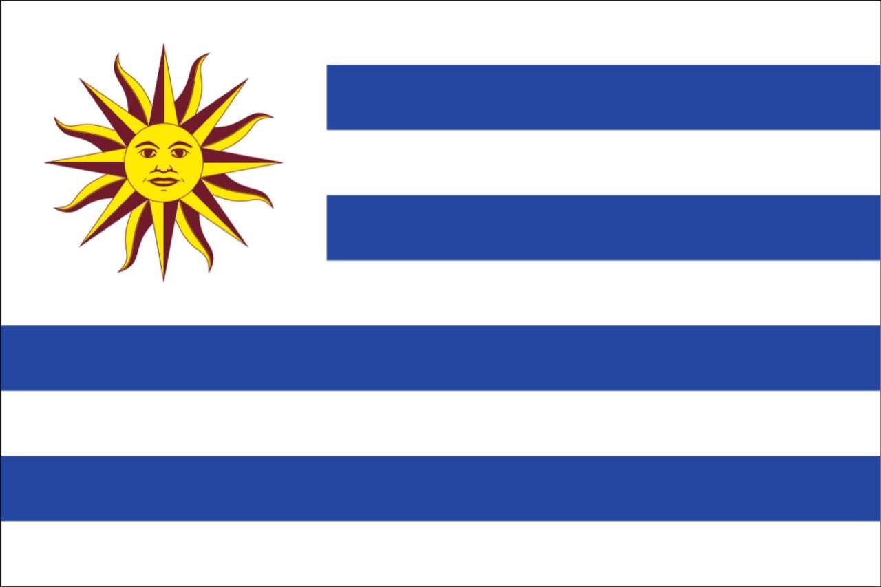 Uruguay Flagge flaggenmeer Querformat g/m² 160