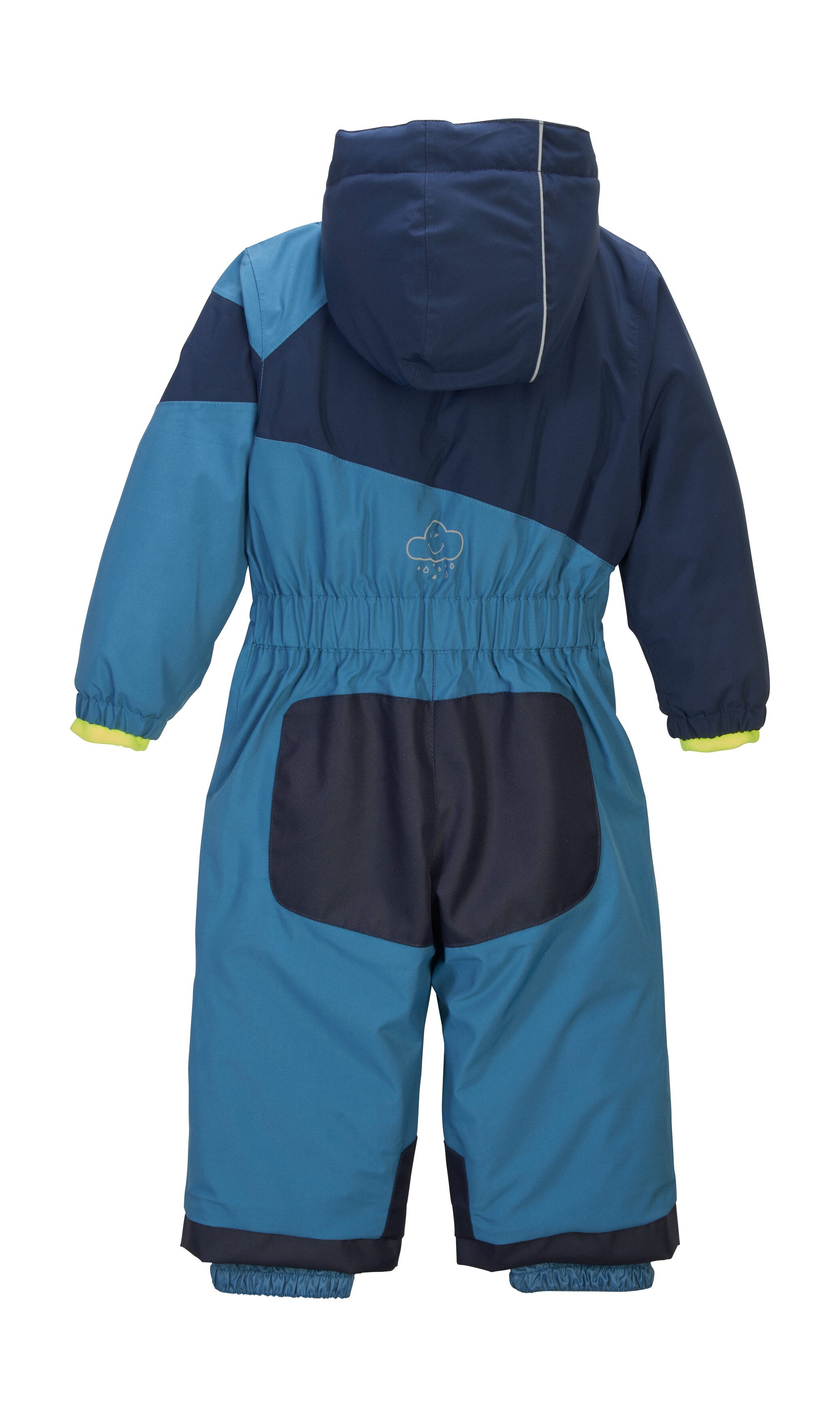 Killtec Overall Overall Mini Colourblock Wasserdichter, atmungsaktiver Overall mit Fleece und Reflektoren