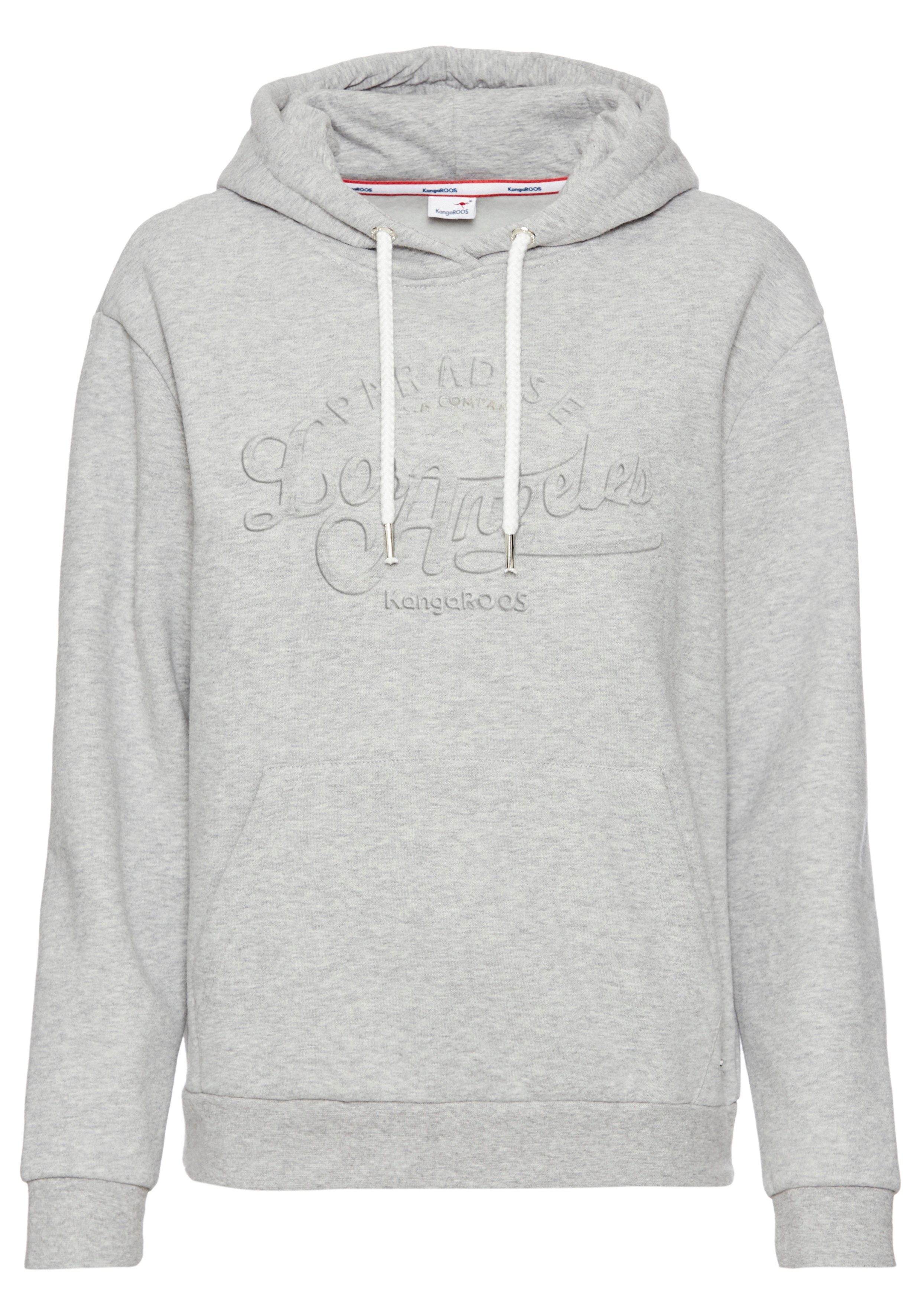 KangaROOS Kapuzensweatshirt mit gestanztem Druck. Reduzierter Preis € 26,51. Unverbindliche Preisempfehlung € 49,99