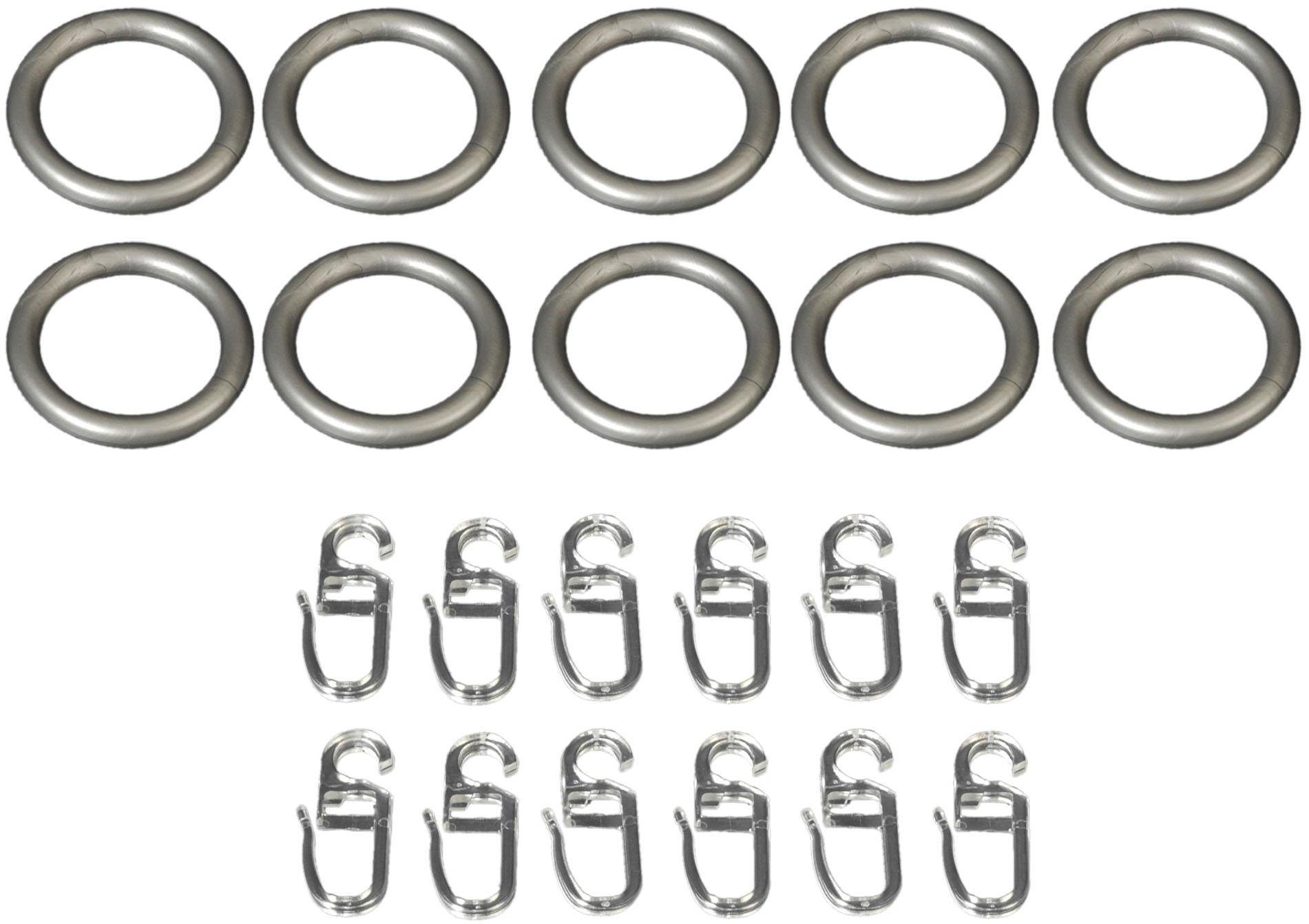 Liedeco Gardinenring, Gardinenstangen, (Set, 10-St., mit günstig online kaufen