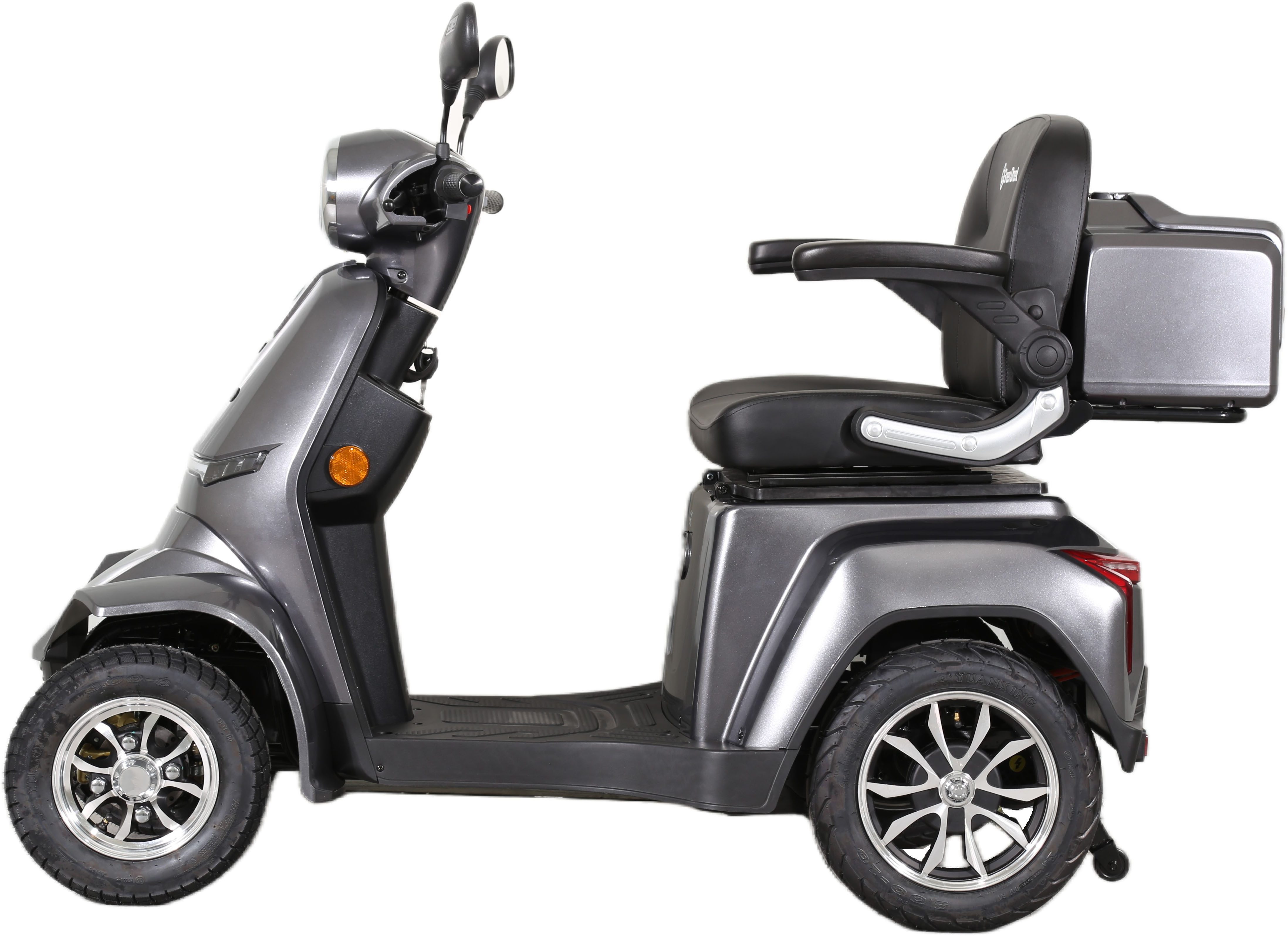 GreenStreet Elektromobil E-Mover Deluxe 1000 W 20 km/h Li-Ion-Akku inkl. Topcase, 1000 W, 20 km/h, inkl. Topcase