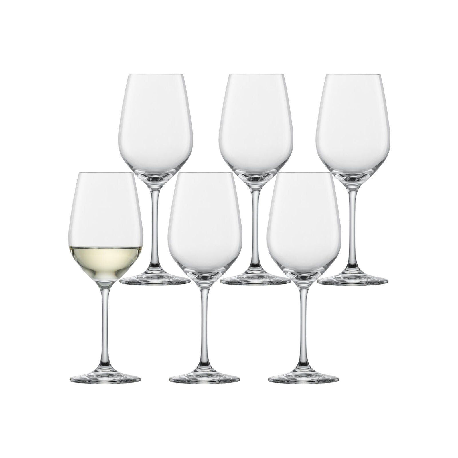 SCHOTT-ZWIESEL Weißweinglas Viña Weißweingläser 290 ml 6er Set, Glas