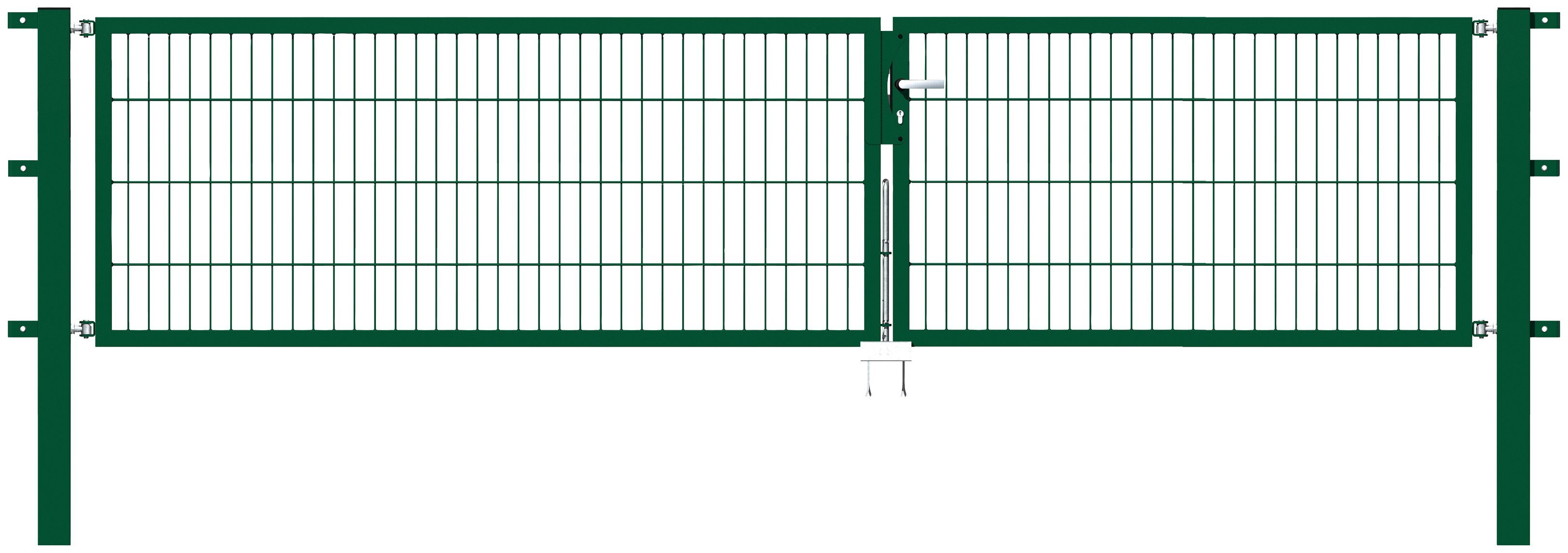 Alberts Zaundoppeltür Flexo, 350 cm Breite, in versch. Höhen