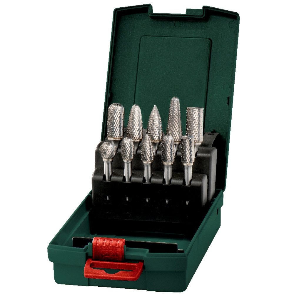 metabo Fräser-Set HM Fräser Set Metabo 10 teilig