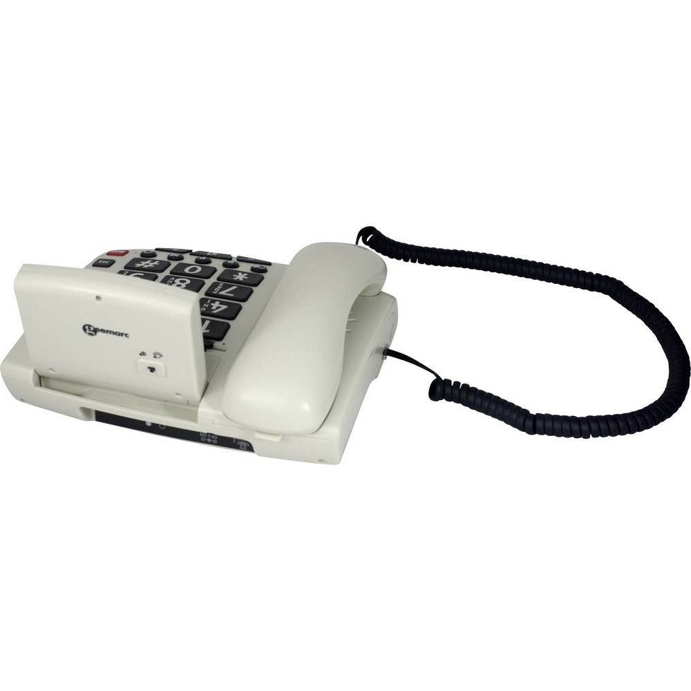 Geemarc SERENITIES schnurgebundenes Seniorentelefon SERENTIES Seniorentelefon (inkl. Notrufsender)