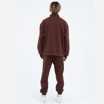 COFI Casuals Longsweatshirt Zipper Hoodie Sweater Cotton Sweatshirt Reißverschluss Drop Shoulder