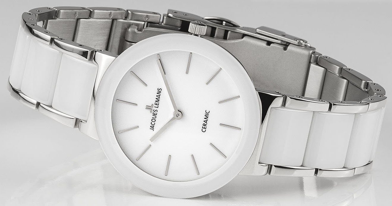 Jacques Lemans Keramikuhr Monaco 42-7B, Quarzuhr, Armbanduhr, Damenuhr, geh günstig online kaufen