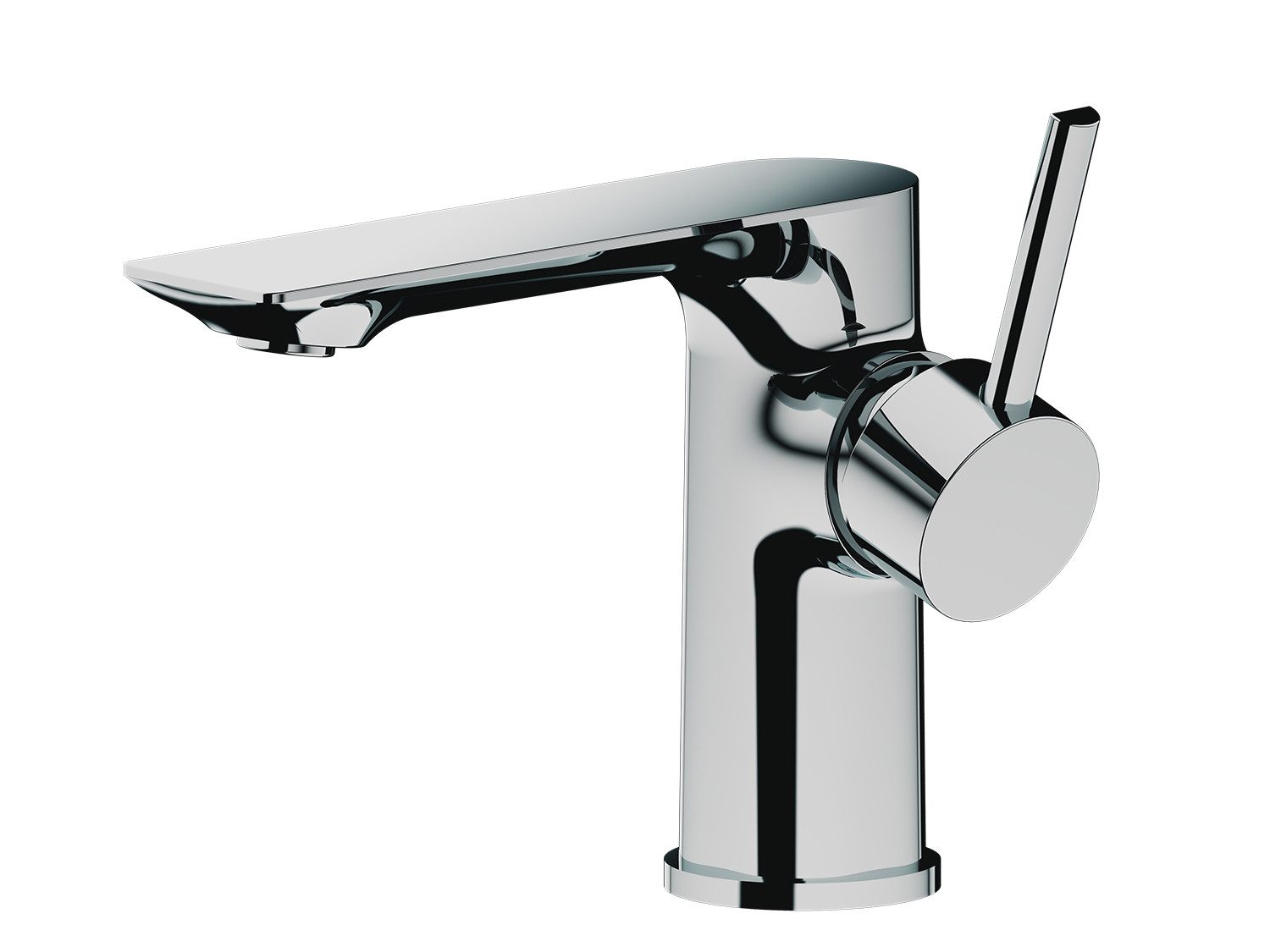 Aqua Bagno Waschtischarmatur Einhebelmischer Mischbatterie Waschtischarmatur Badezimmer (Badarmatur, Waschbeckenarmatur, EHM) Waschbeckenarmatur verchromt