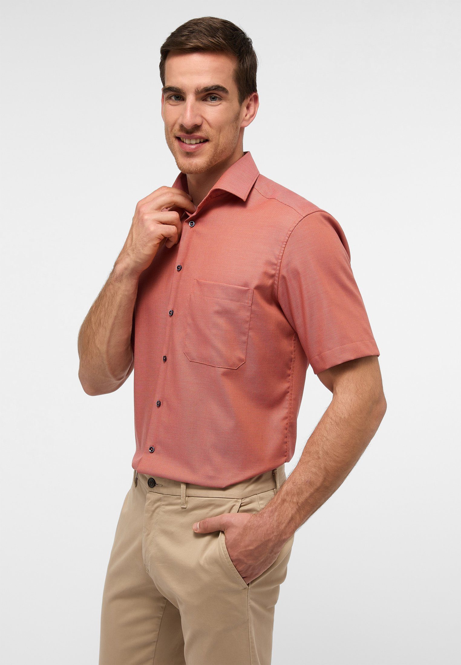 Eterna Kurzarmhemd COMFORT FIT NON IRON günstig online kaufen