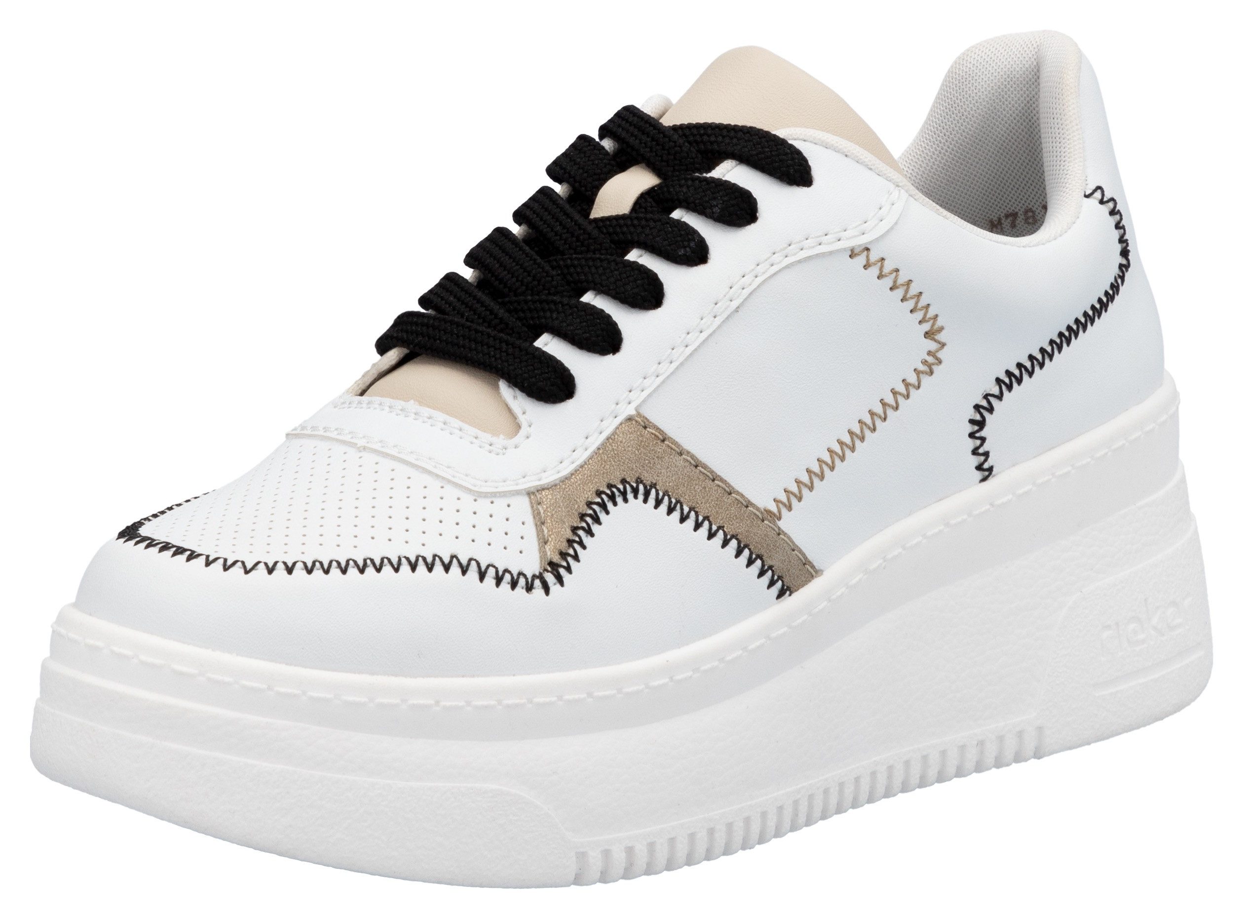 Rieker Plateausneaker, Keilsneaker, Schnürschuh, Halbschuh mit günstig online kaufen