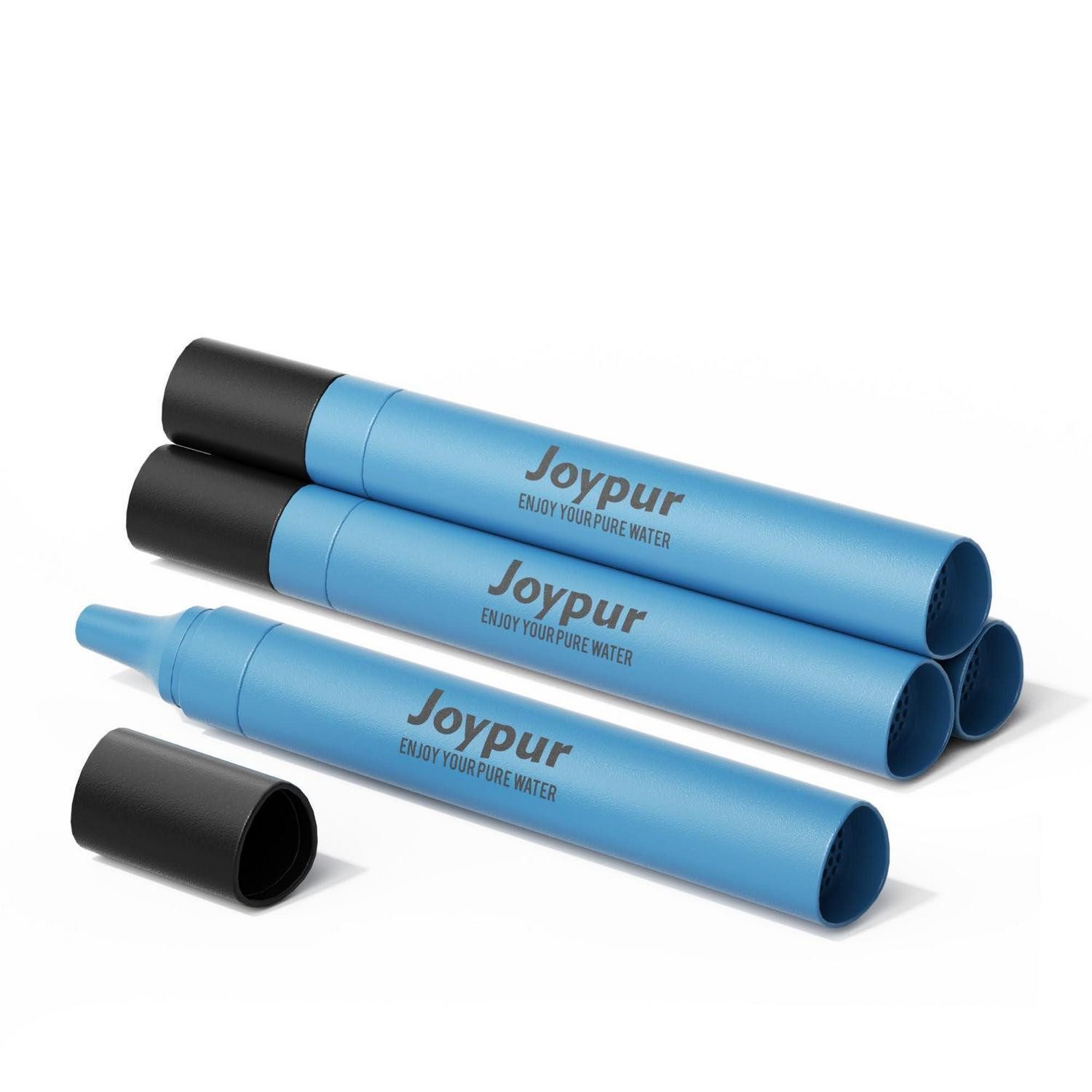 LuxusKollektion Wasserfilter Wasserfilter Outdoor 4er-Pack Blau Ultrafiltration