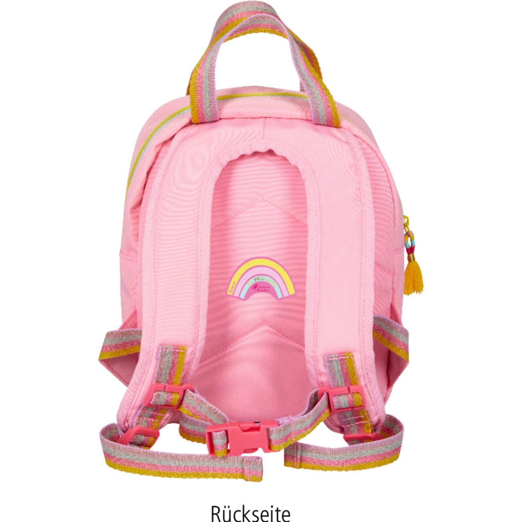 COPPENRATH DIE SPIEGELBURG Kinderrucksack Rucksack Glitzer Einhorn - Einhorn-Paradies (Set, 1-tlg., 1), Trageschlaufe