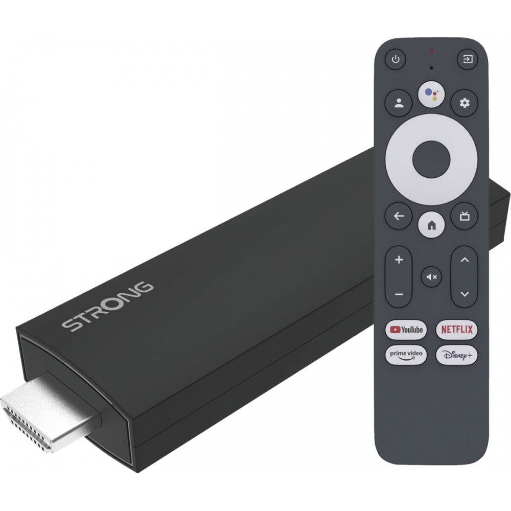Strong Streaming-Stick SRT 41 Schwarz Sat 4K Streaming Gerät, 2160p