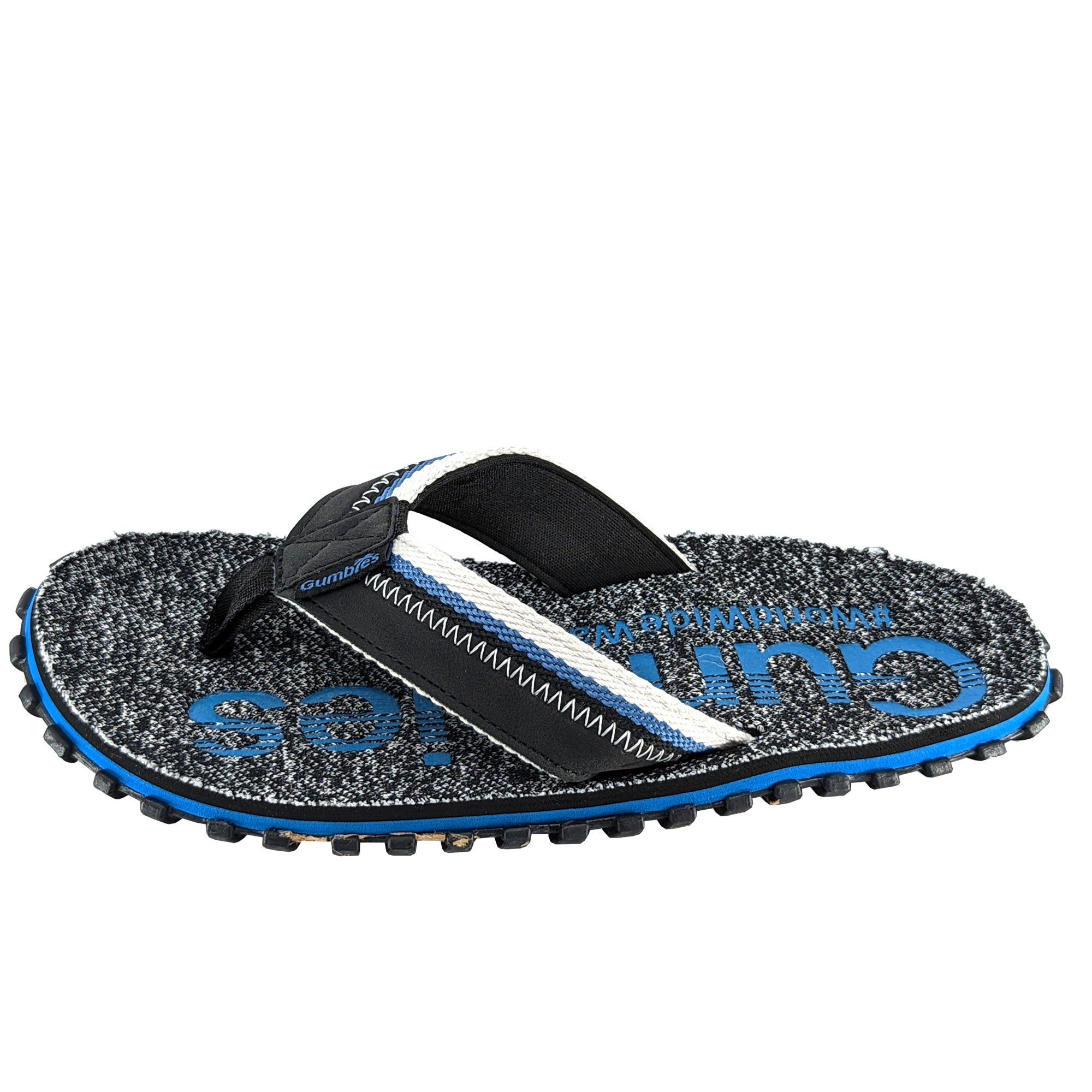 Gumbies Cairns Navy T-Strap-Zehentrenner Hergestellt aus recycelten Materialien