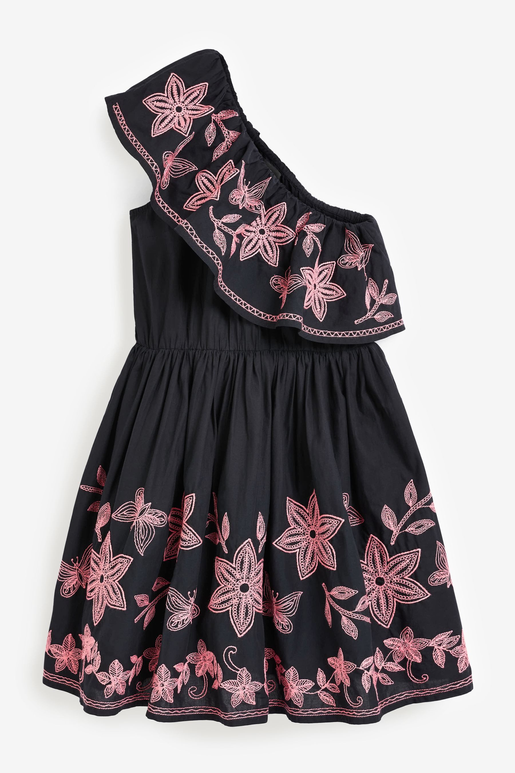 Next Sommerkleid Schulterfreies, besticktes Sommerkleid mit günstig online kaufen
