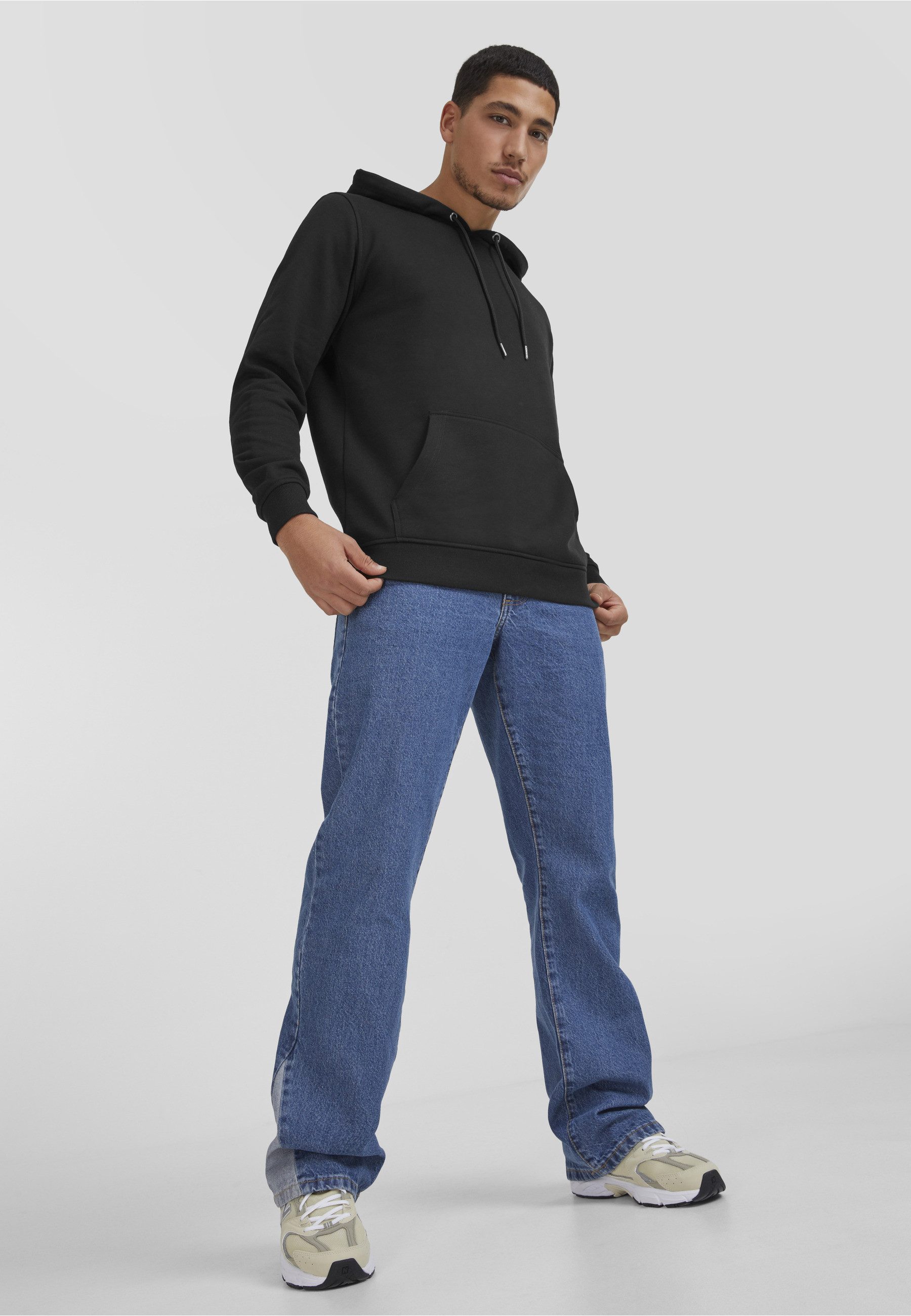 URBAN CLASSICS Rundhalspullover Urban Classics Herren Basic Sweat Hoody (1- günstig online kaufen