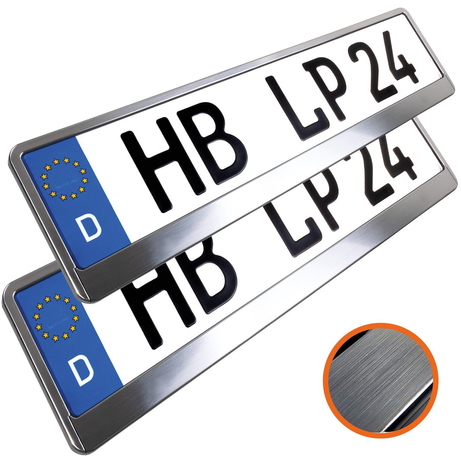 1 Stück Kunststoff transparent Motorrad Nummernschild Rahmen für