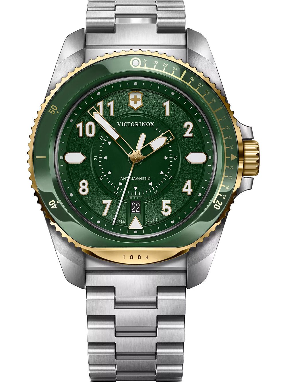 Victorinox Quarzuhr Victorinox 242012 Herrenuhr Journey 1884 Quarz 43mm 20ATM
