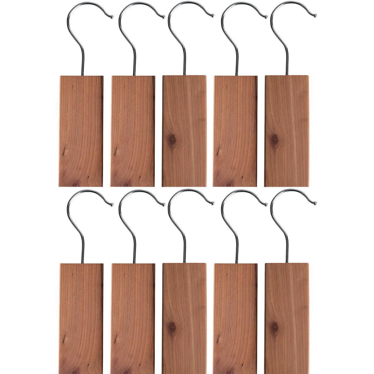 Casativo Kleiderbügel Zedernholz Mottenschutz Set - Natürliche Mottenabwehr Schrank, (10-tlg), Holzart: Zedernholz, Hält Motten vom Kleiderschrank fern