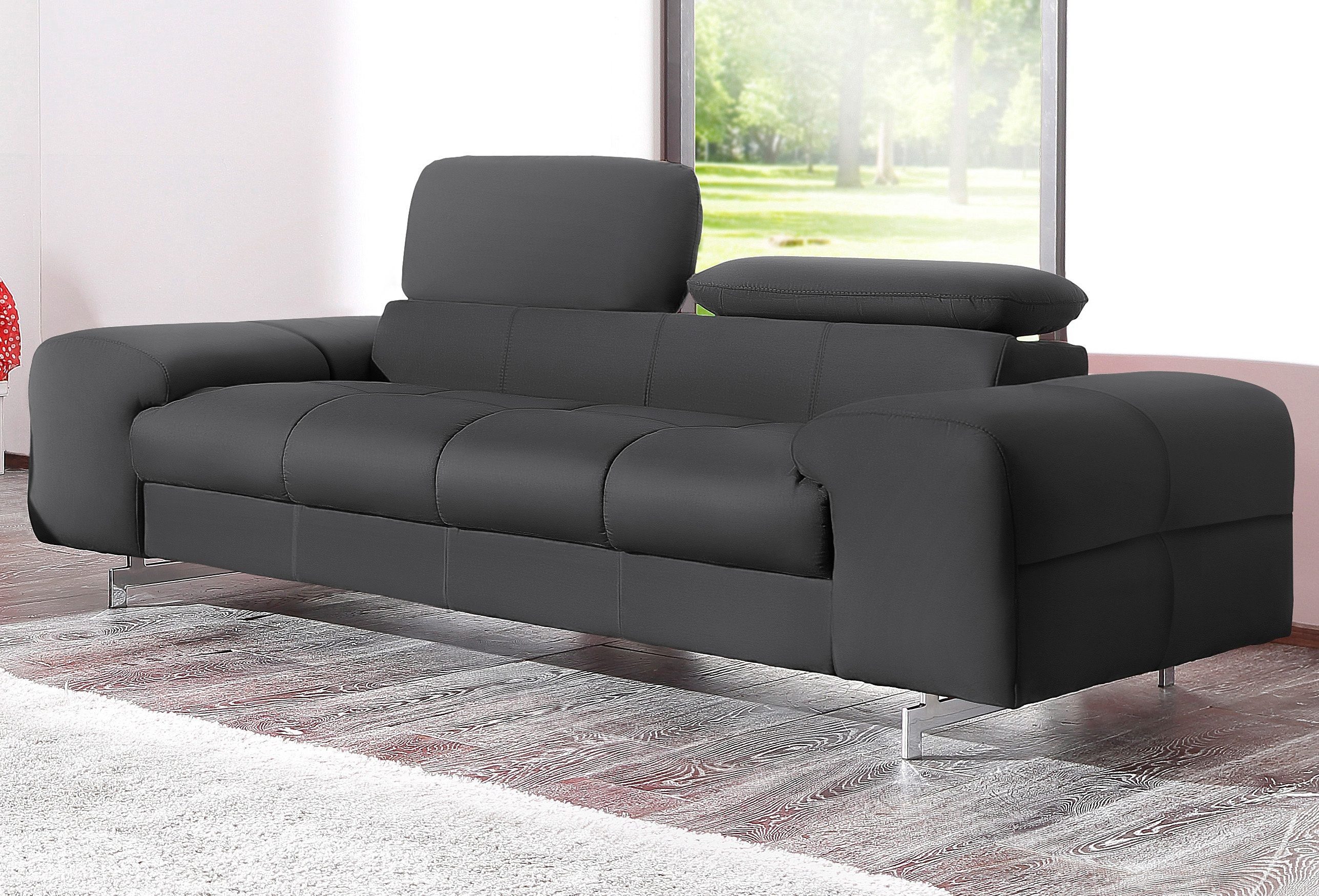 COTTA 2-Sitzer Chef, Big-Sofa mit Kopfteilverstellung, günstig online kaufen