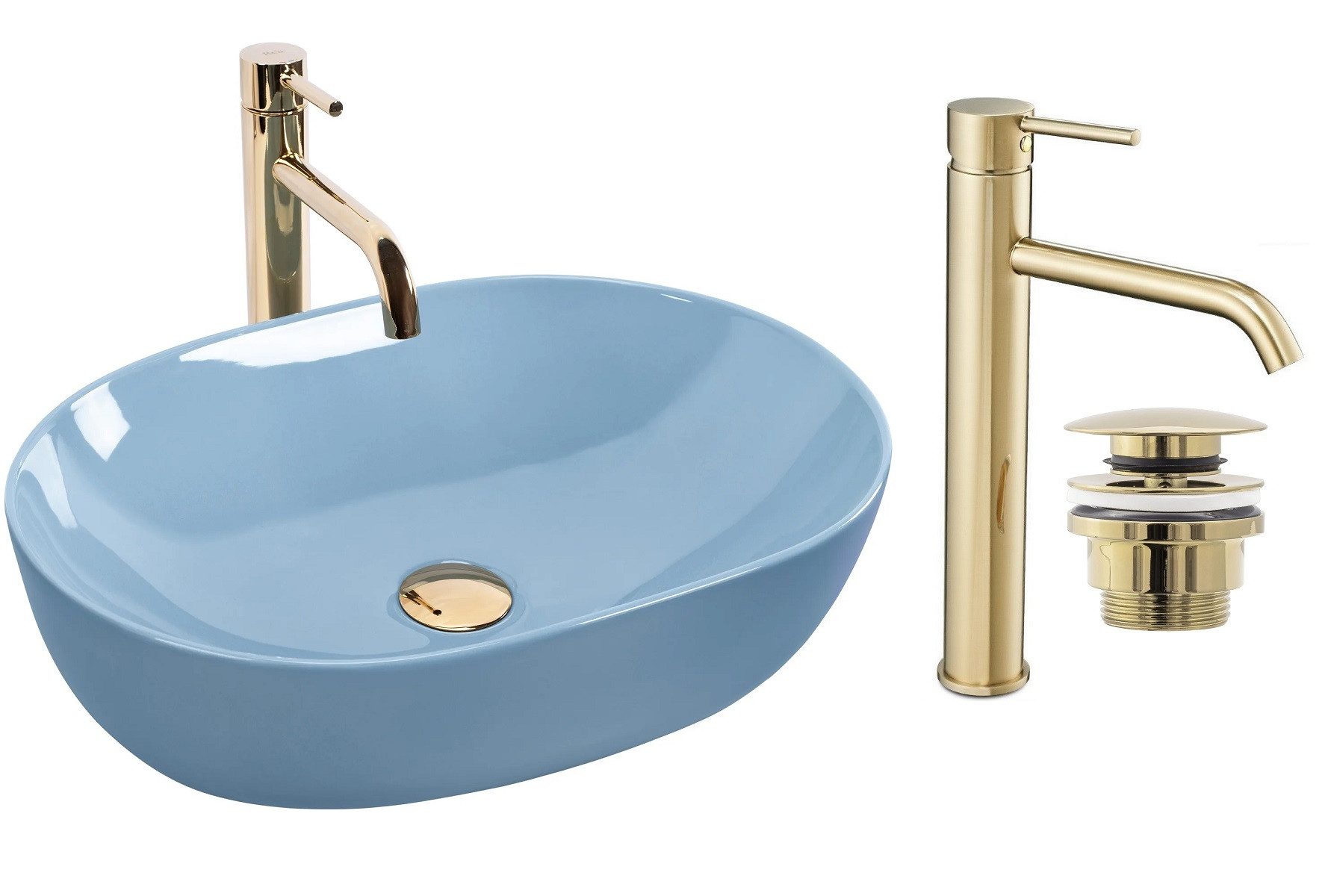 GTM Design Aufsatzwaschbecken AMELIA Modern Waschbecken günstig online kaufen