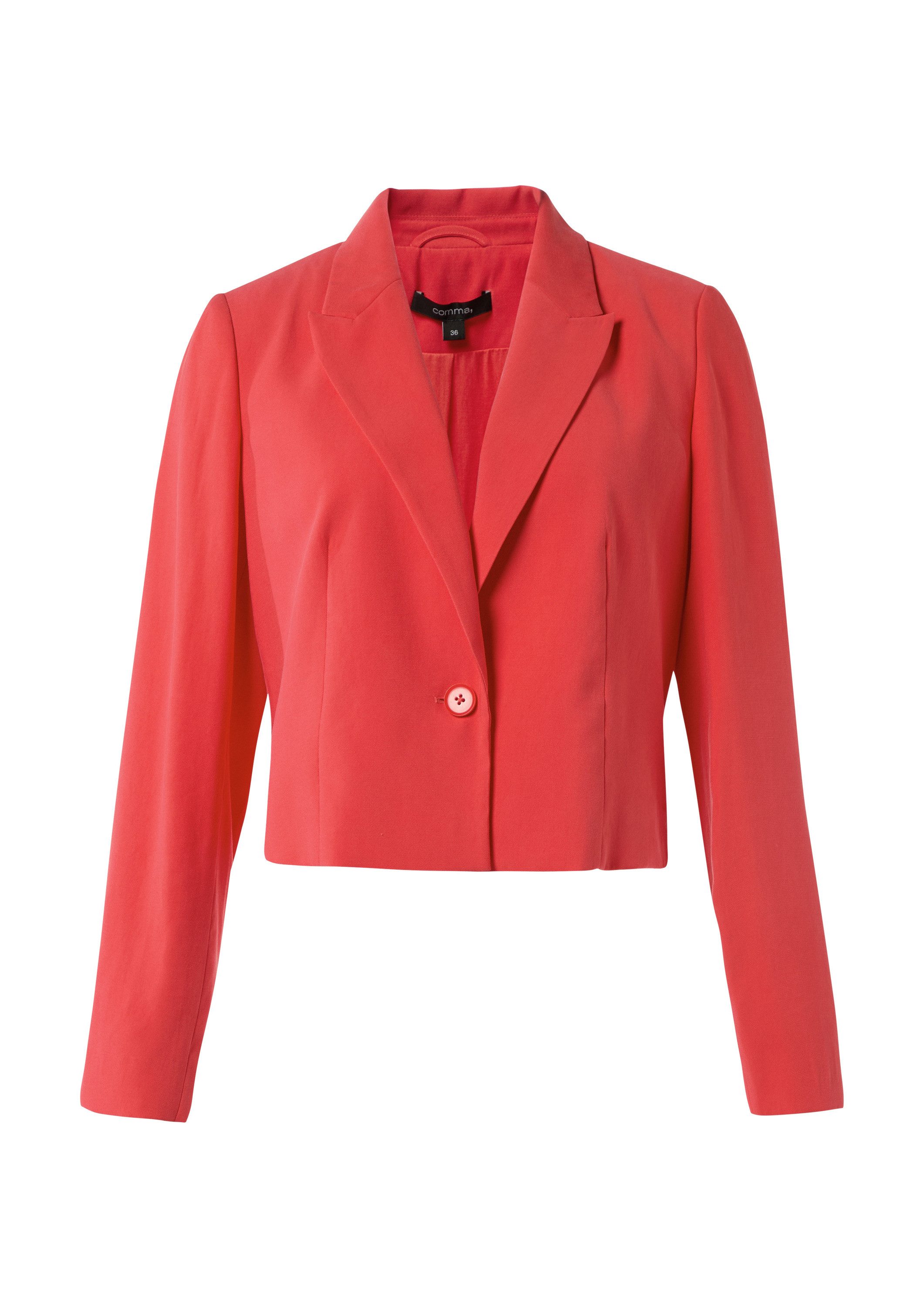 comma Jackenblazer Indoor-Blazer Kurzblazer mit Piquéstruktur günstig online kaufen