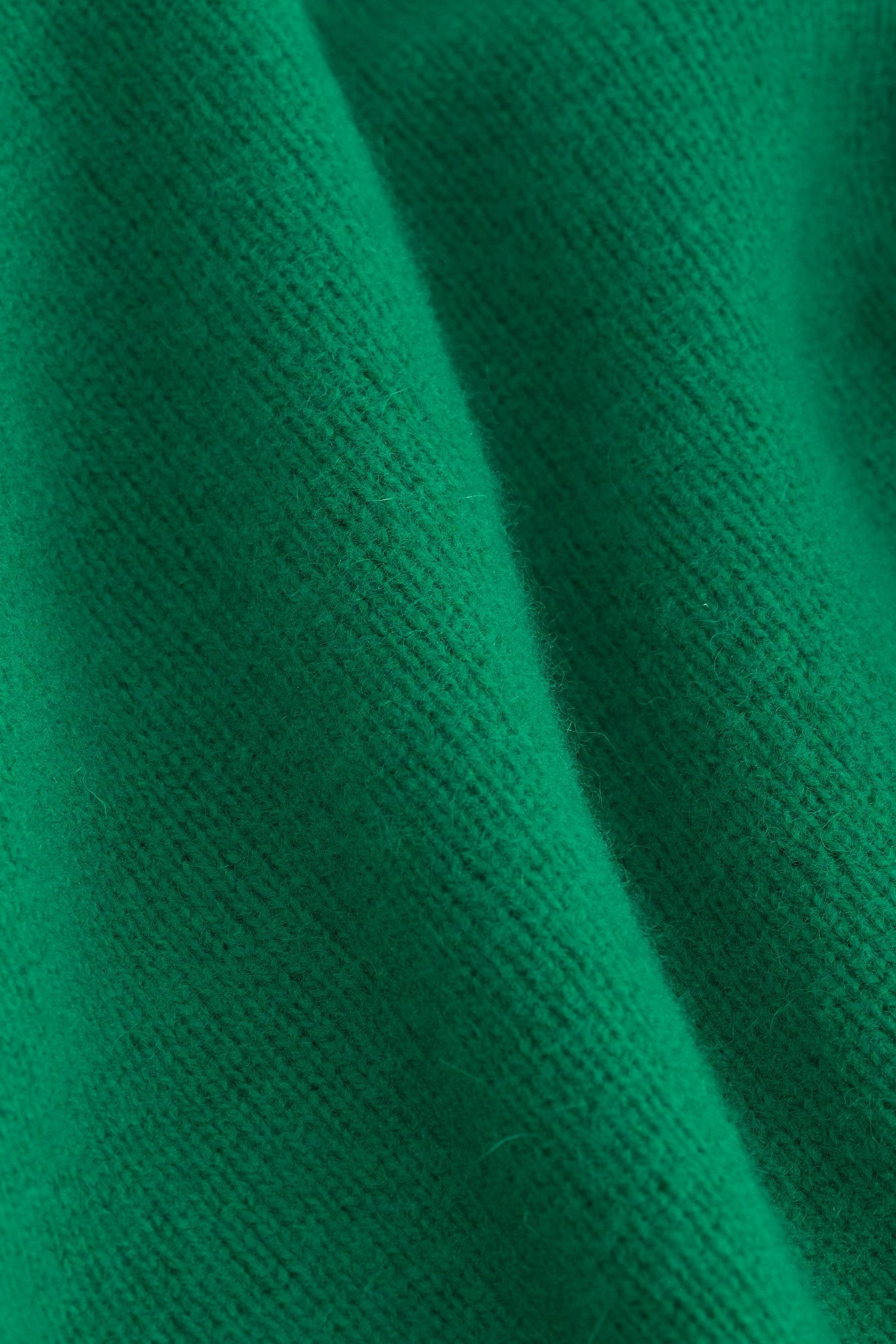 Next Rollkragenpullover 100 % Wolle Premium-Rollkragenpullover (1-tlg) Green