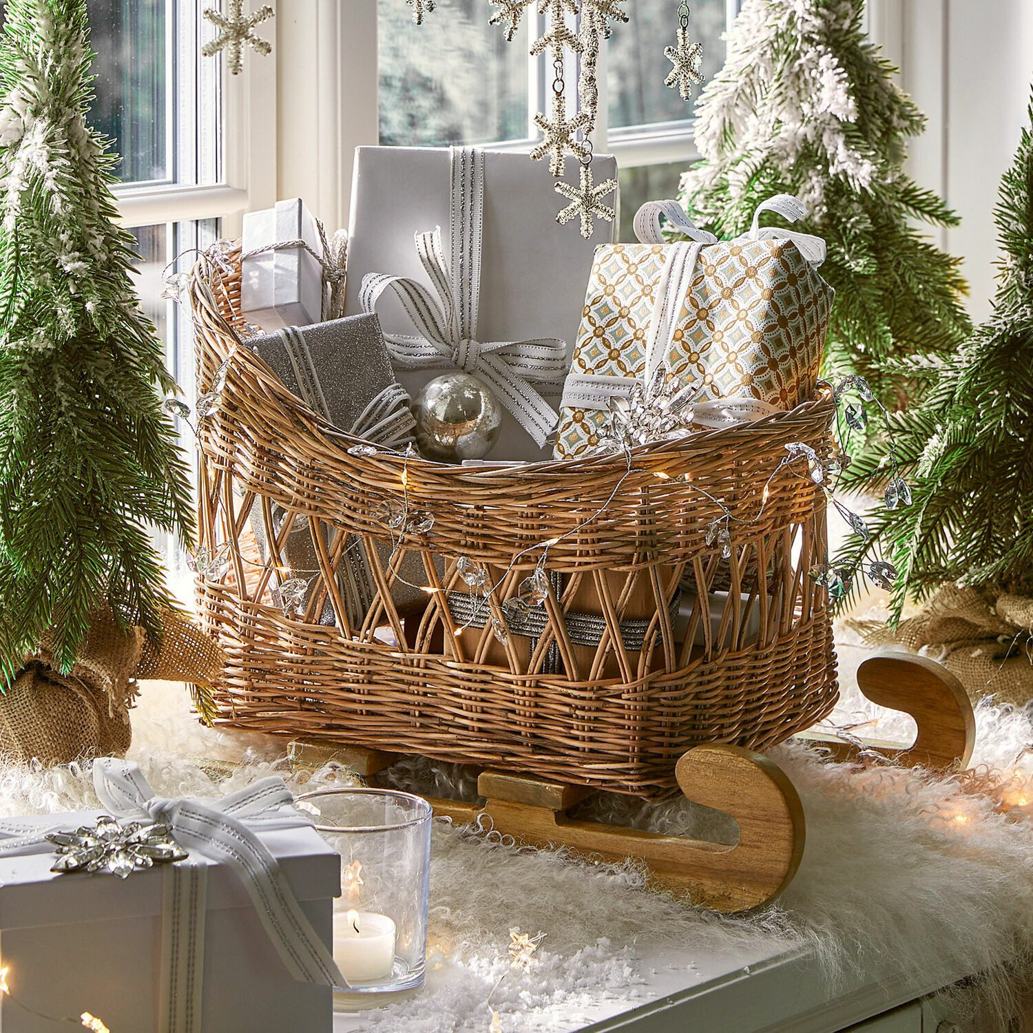 Mirabeau Weihnachtsfigur Deko-Schlitten Quileta braun (kein Set, kein Set), none – Bild 3 von 5