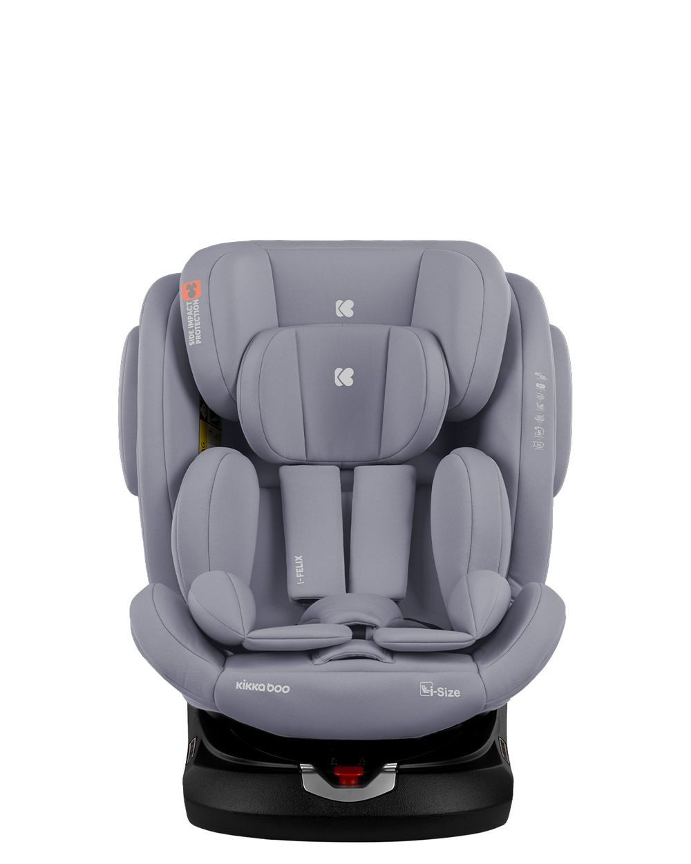 Kikkaboo Autokindersitz Kindersitz i-Felix i-Size, ab: 0, bis: 12, (40-150cm) Isofix Top Tether 360 Grad Drehung