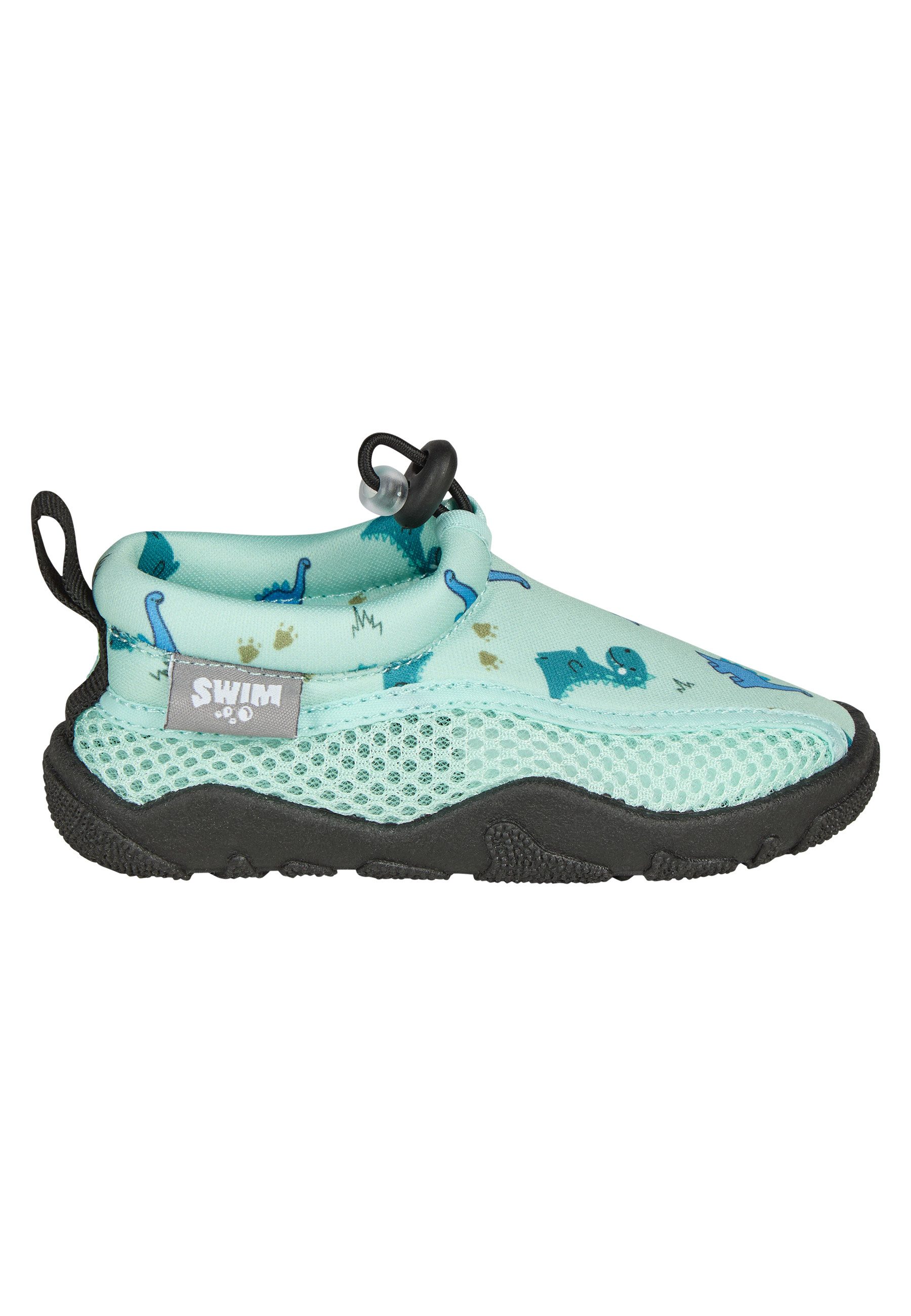 Sterntaler® Badeschuhe Dino Badeschuh (1-tlg) Badeschuhe mit Dino-Muster, Kordelstopper & rutschfester Sohle – Bild 5 von 5