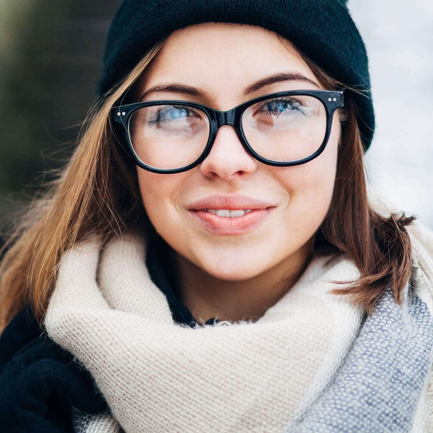 LuxusKollektion Sonnenbrille Hornbrille Nerdbrille Damen Herren Ohne Stärke 1.1 Leopardenmuster