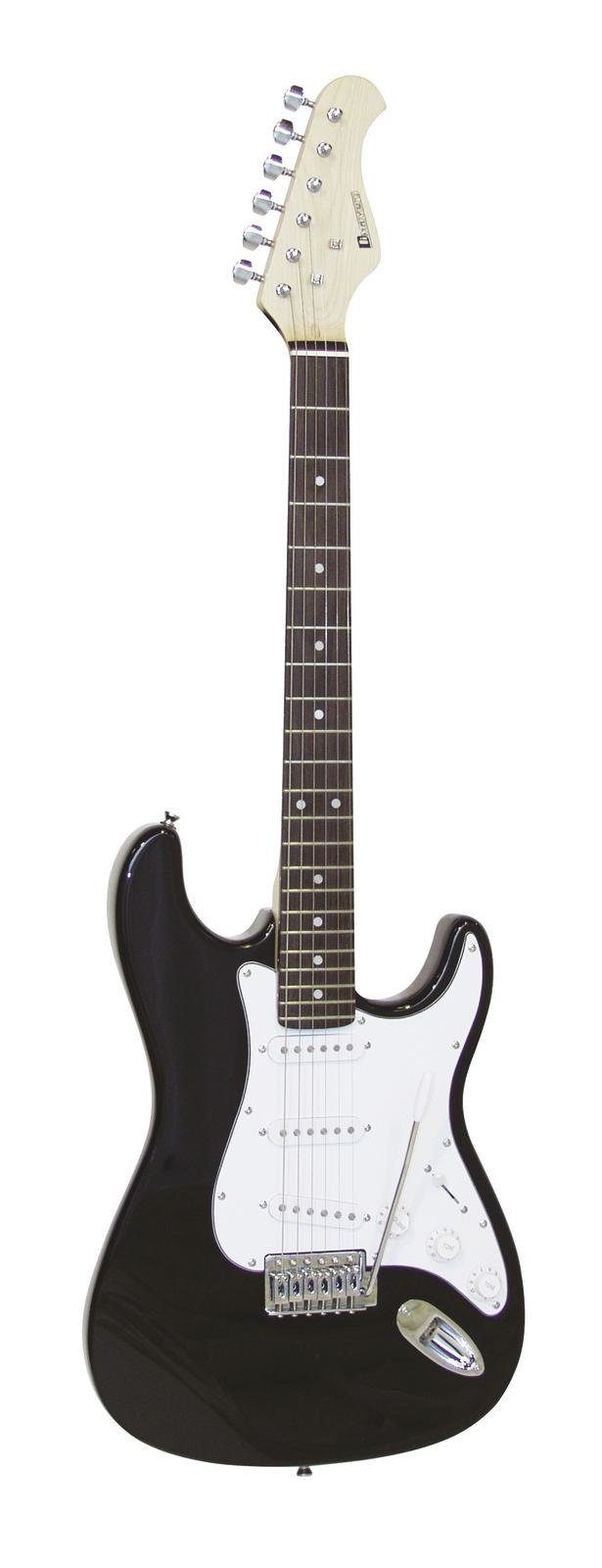 E-Gitarre ST-203, schwarz
