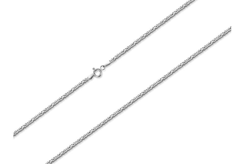 - Silber, wählbar Silberkette 38-120cm Silberkettenstore Königskette Länge 925 2mm von